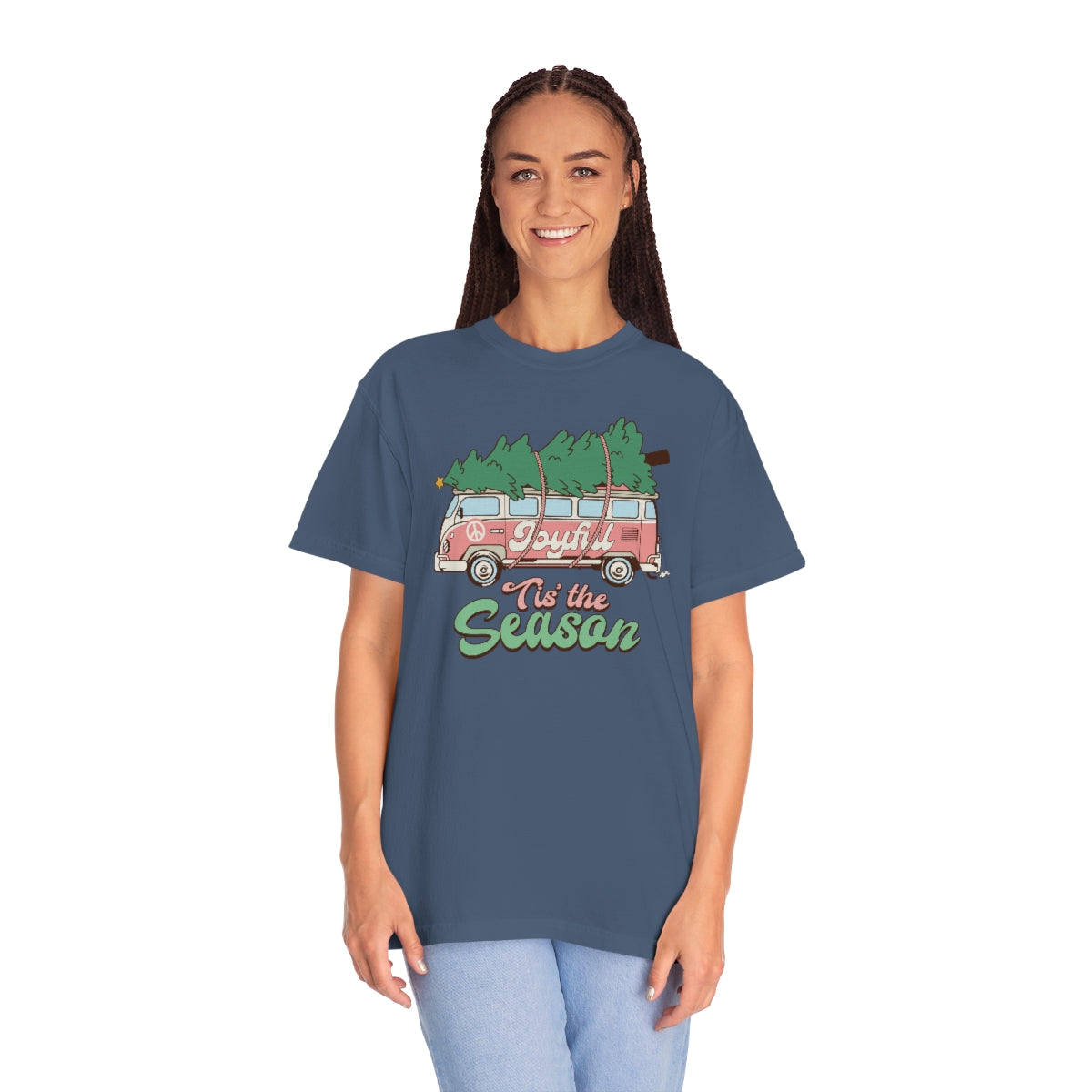 Tis the Season Retro Unisex Garment-Dyed Comfort Colors PREMIUM T-shirt