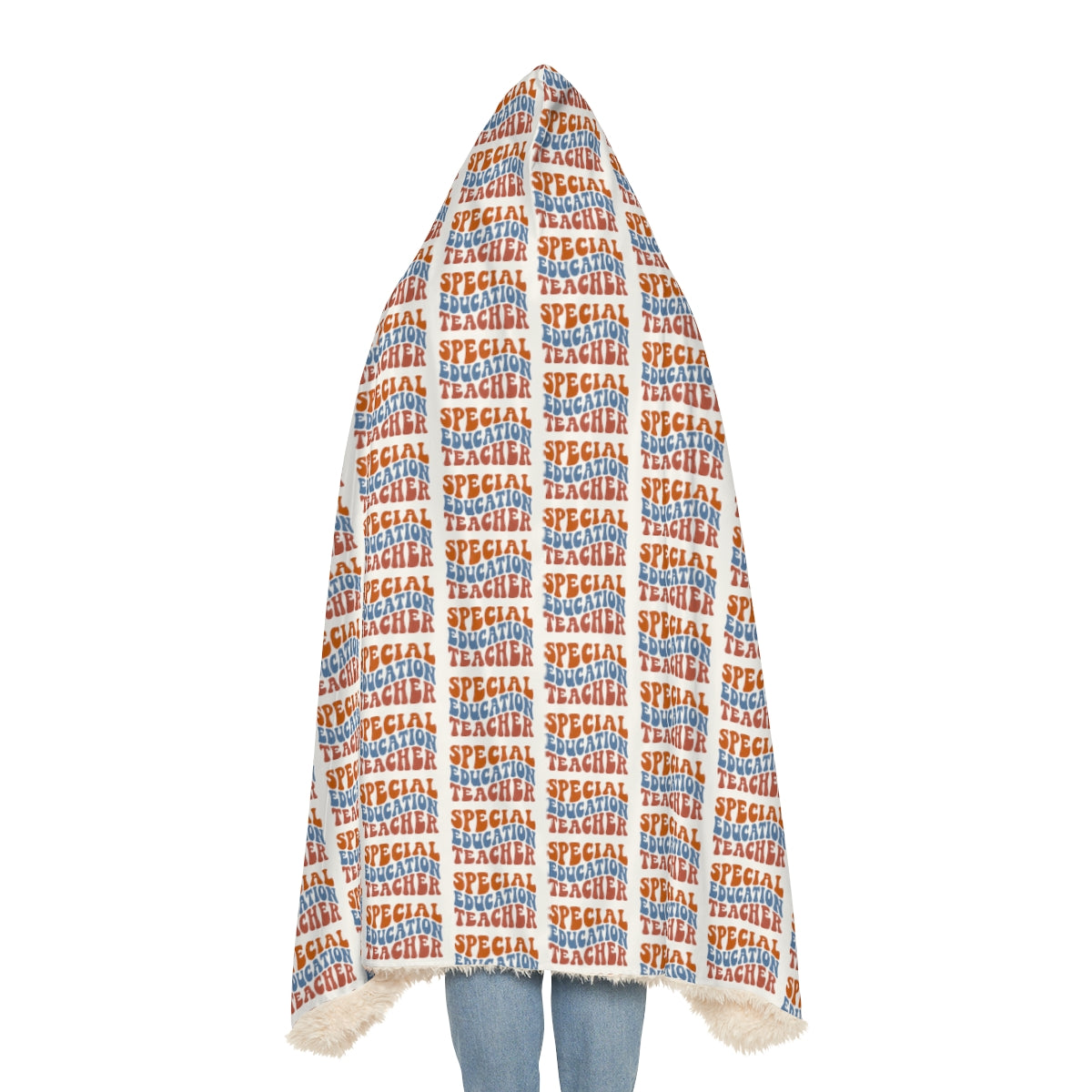 White Special Education Teacher Snuggle Blanket