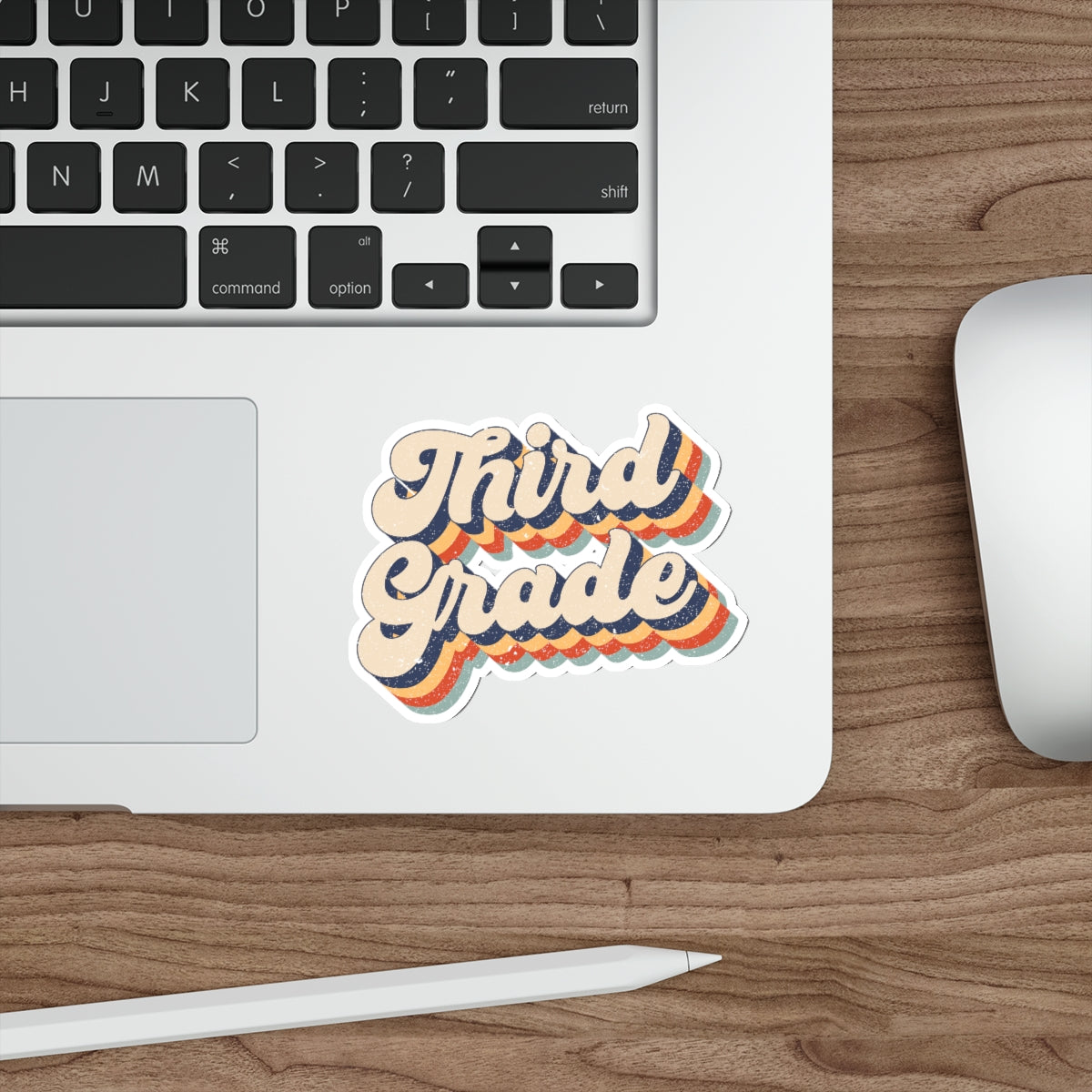 3rd Grade Teacher Die-Cut Stickers