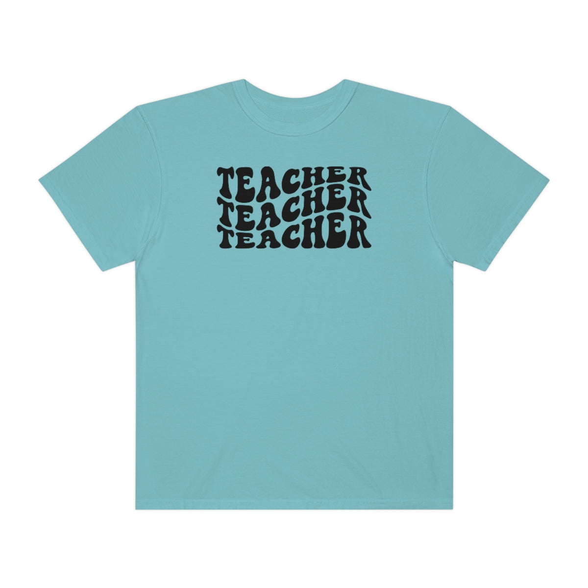 Teacher Black Print Unisex Garment-Dyed PREMIUM T-shirt