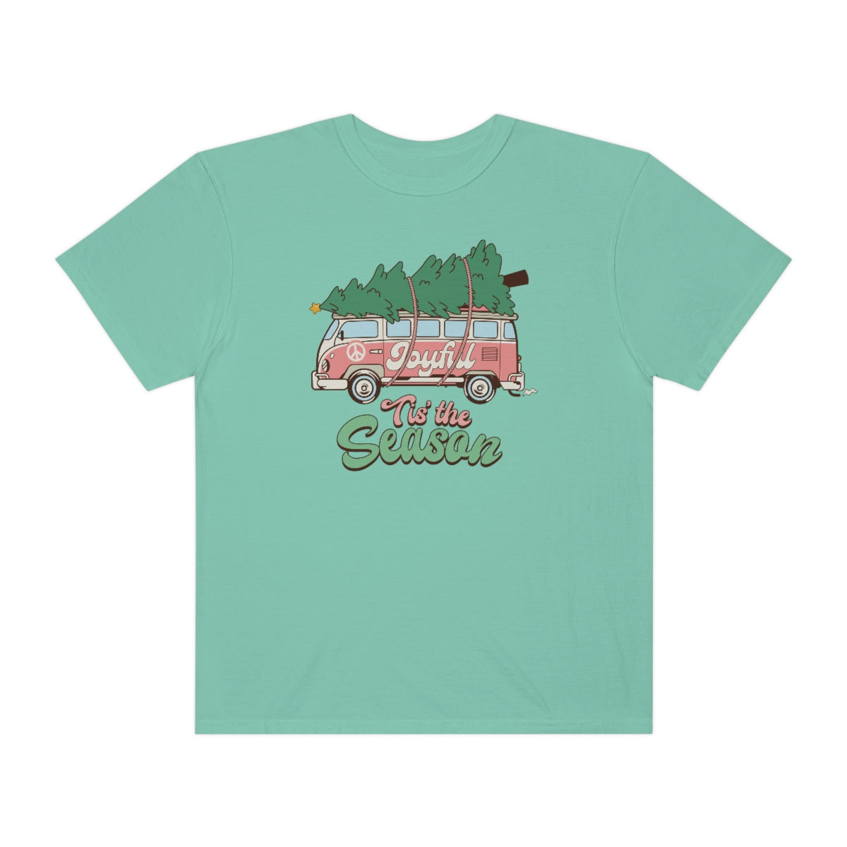 Tis the Season Retro Unisex Garment-Dyed Comfort Colors PREMIUM T-shirt