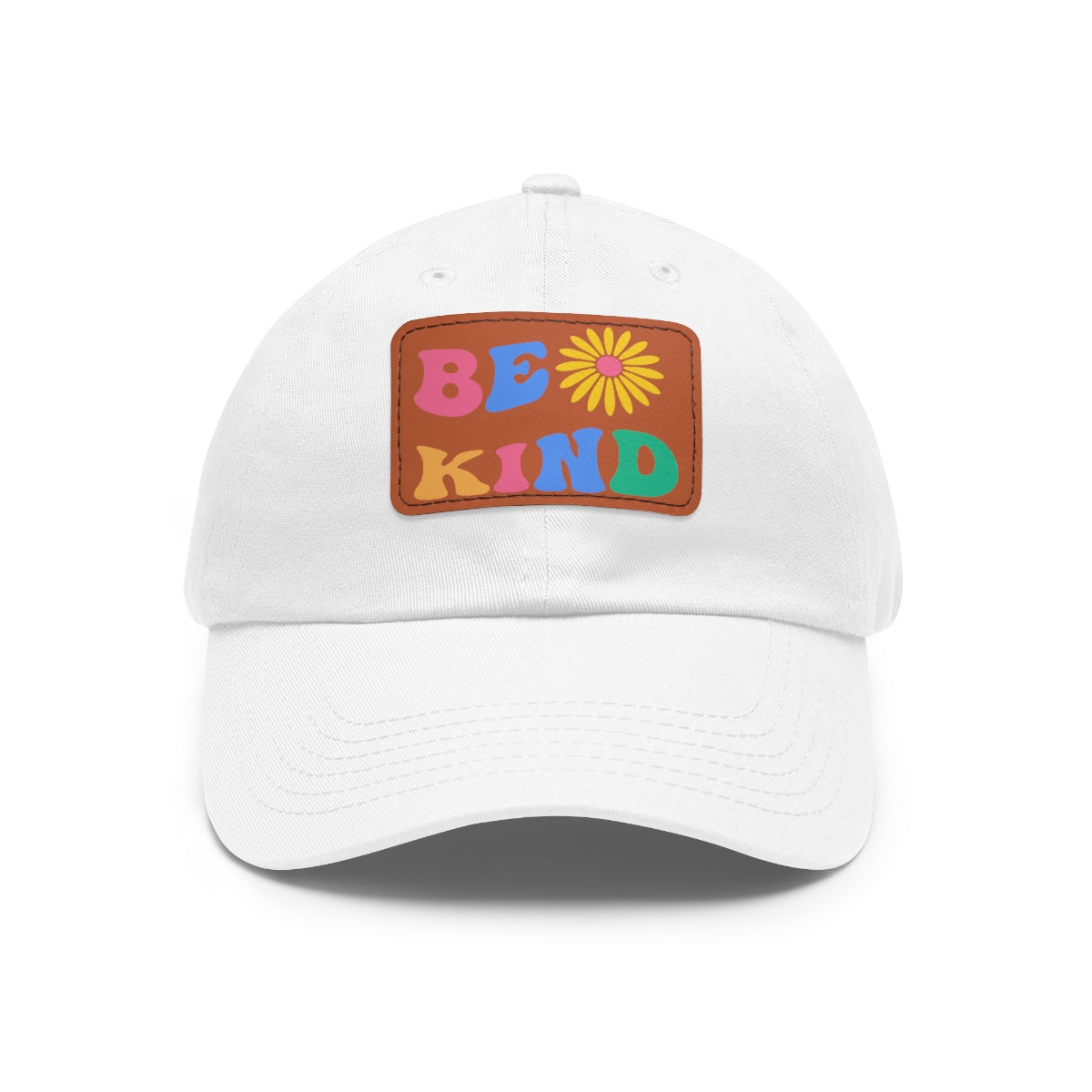 Be Kind Dad Hat with Leather Patch