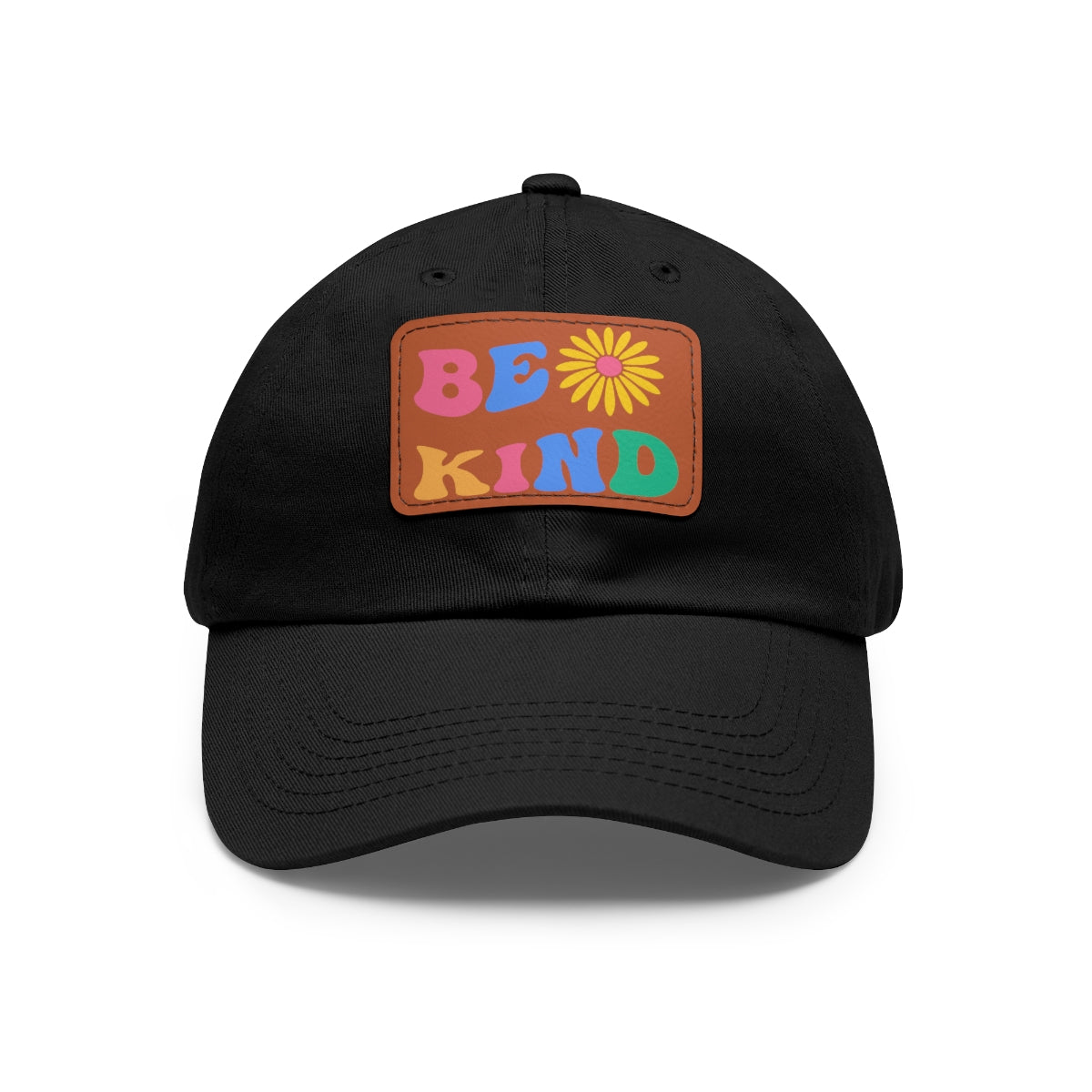 Be Kind Dad Hat with Leather Patch