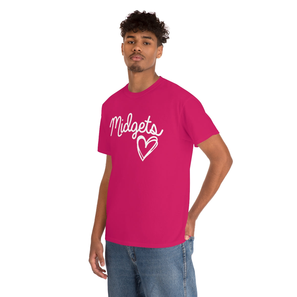Midget Heart Unisex Heavy Cotton Tee