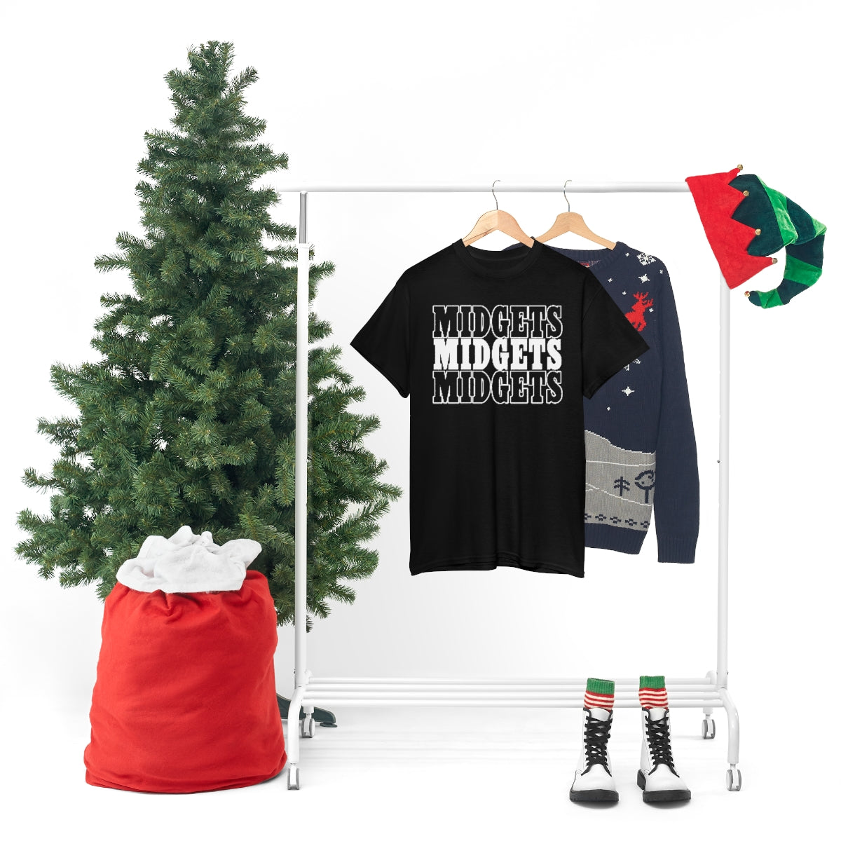 Midget Stack Unisex Heavy Cotton Tee