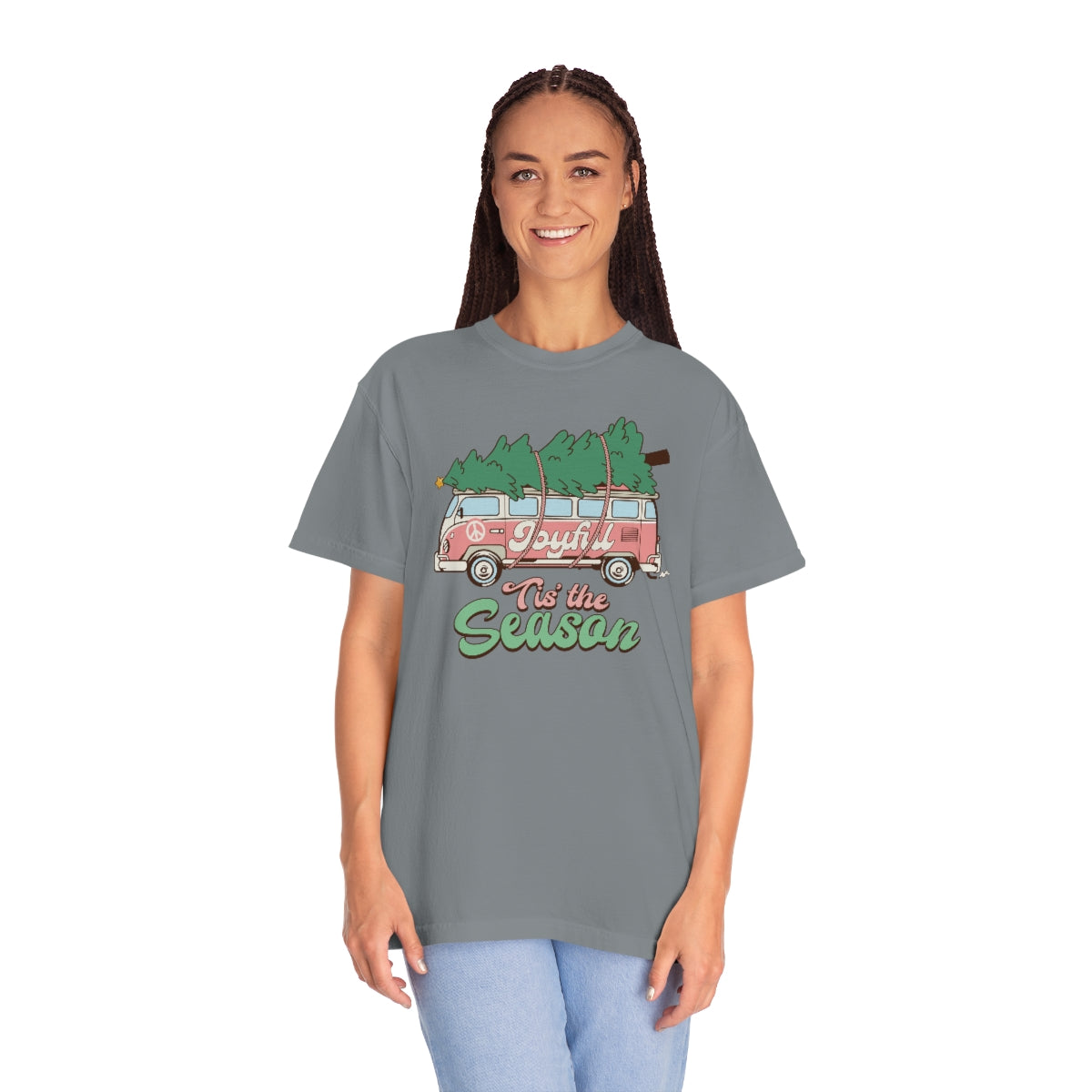 Tis the Season Retro Unisex Garment-Dyed Comfort Colors PREMIUM T-shirt