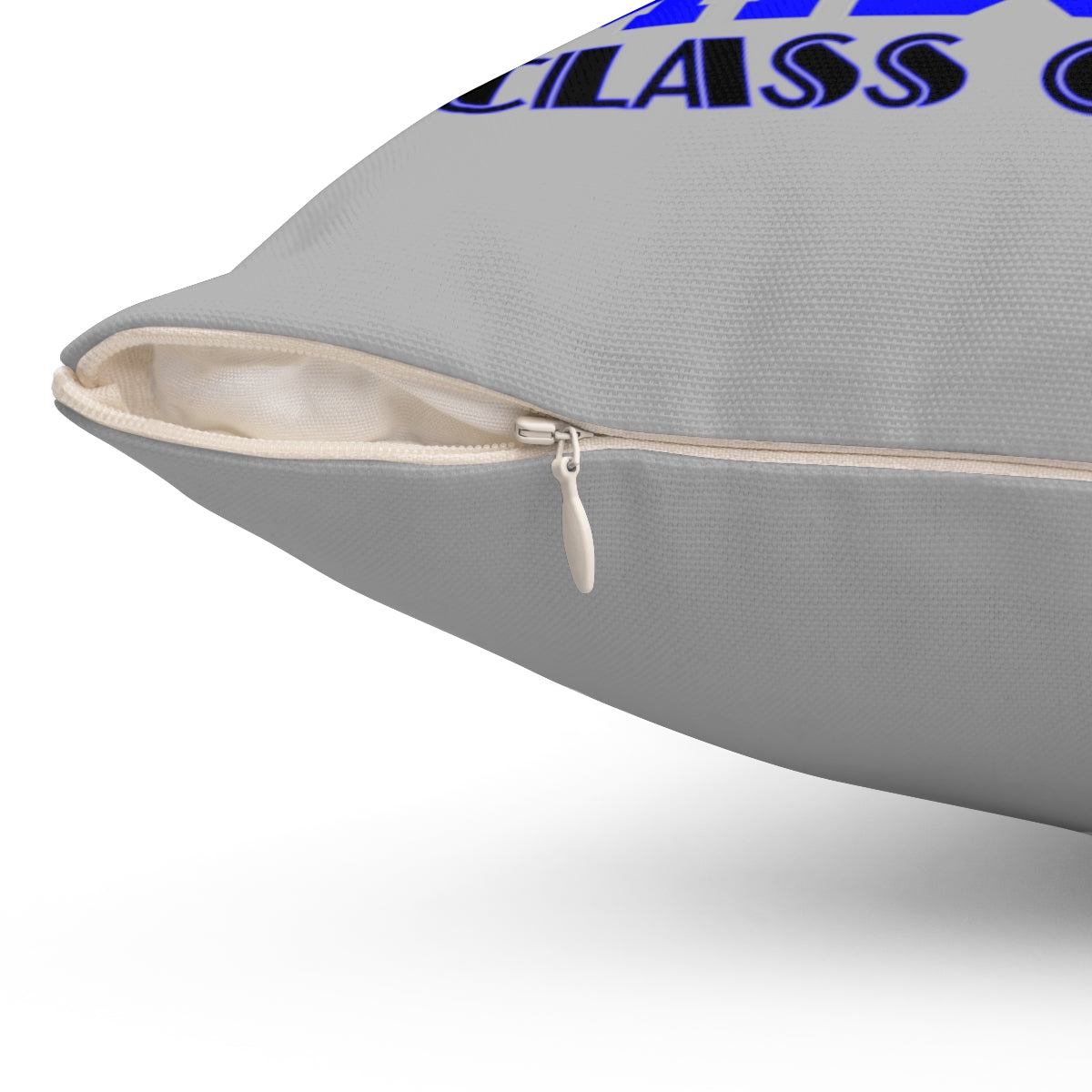 Gray Freeburg Midgets Class of 2023 Spun Polyester Square Pillow