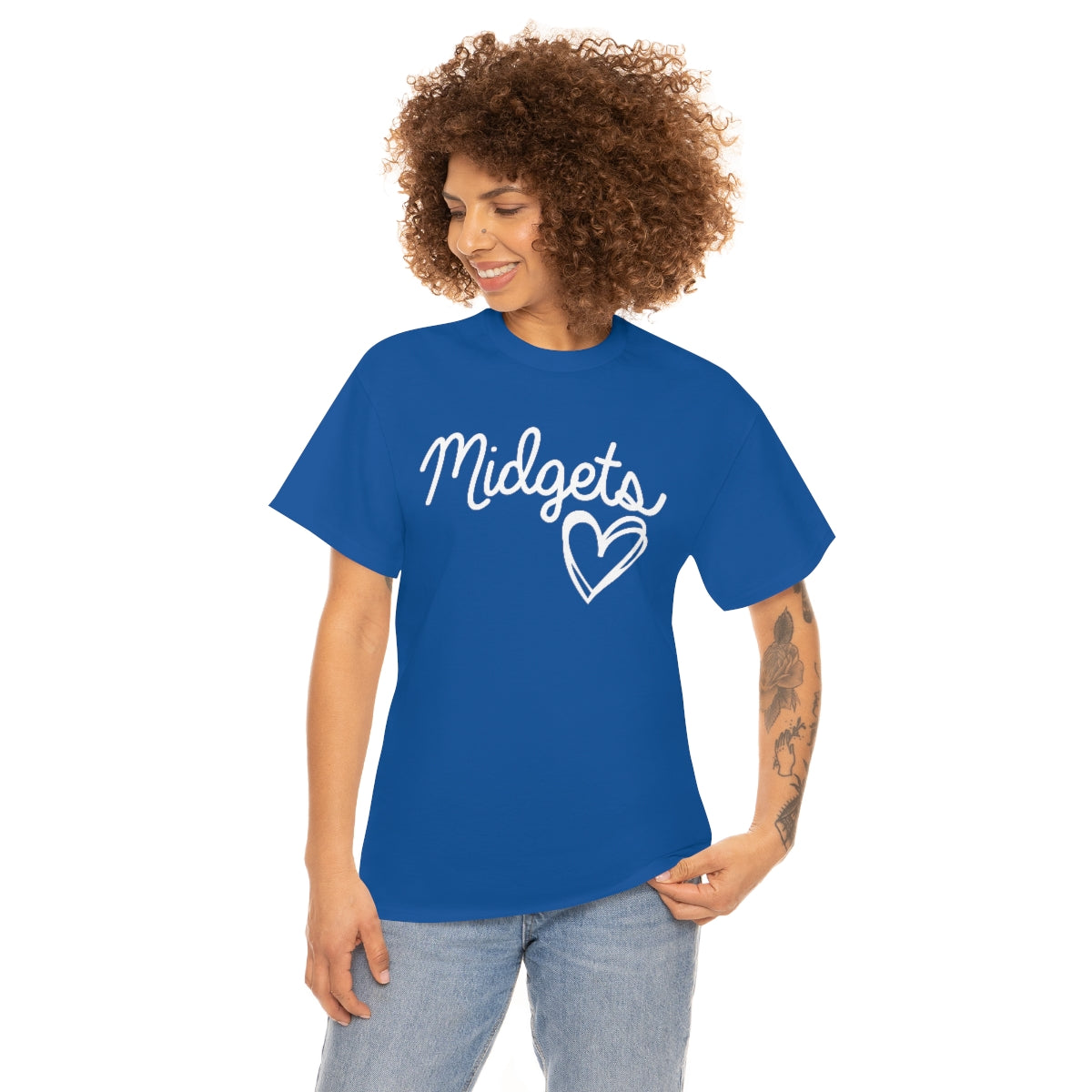 Midget Heart Unisex Heavy Cotton Tee