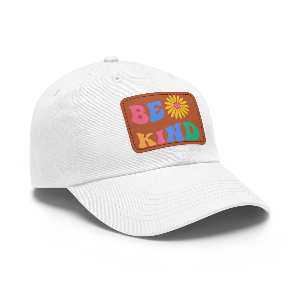 Be Kind Dad Hat with Leather Patch