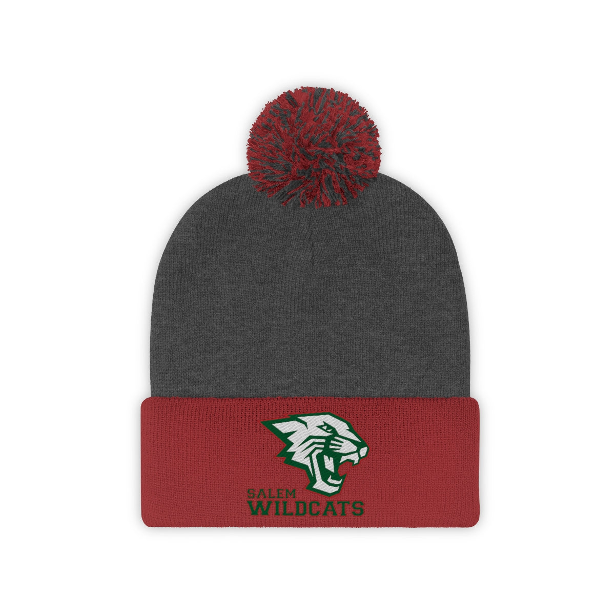 Salem Wildcats Pom Pom Beanie
