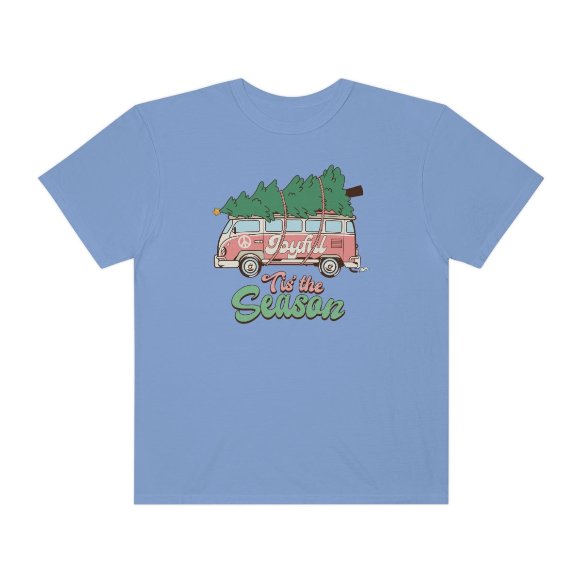 Tis the Season Retro Unisex Garment-Dyed Comfort Colors PREMIUM T-shirt