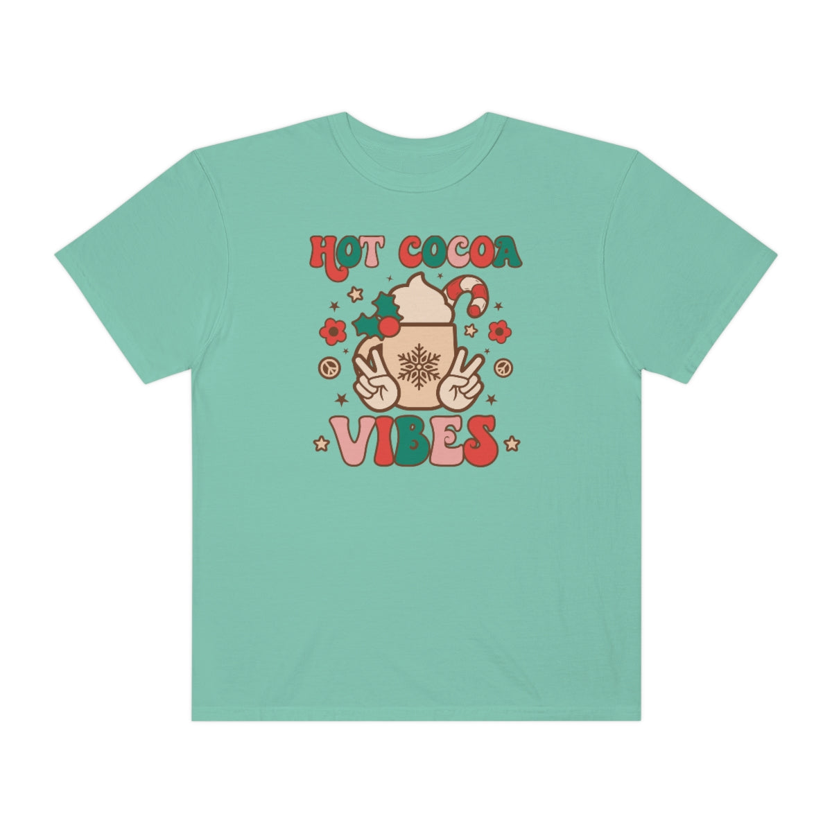 Hot Cocoa Vibes Unisex Garment-Dyed Comfort Colors PREMIUM T-shirt