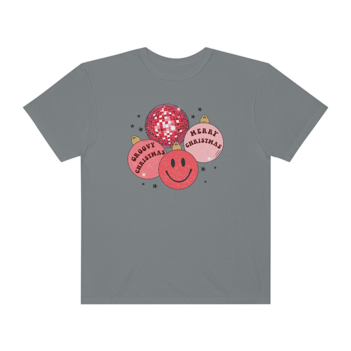 Groovy Christmas Unisex Garment-Dyed Comfort Colors PREMIUM T-shirt