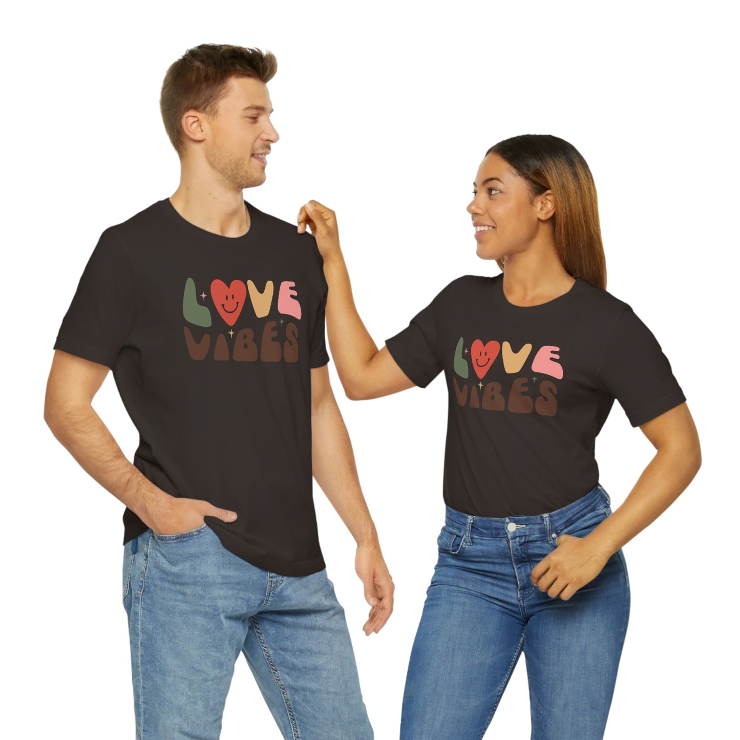 "Love Vibes" Unisex Jersey Short Sleeve Tee
