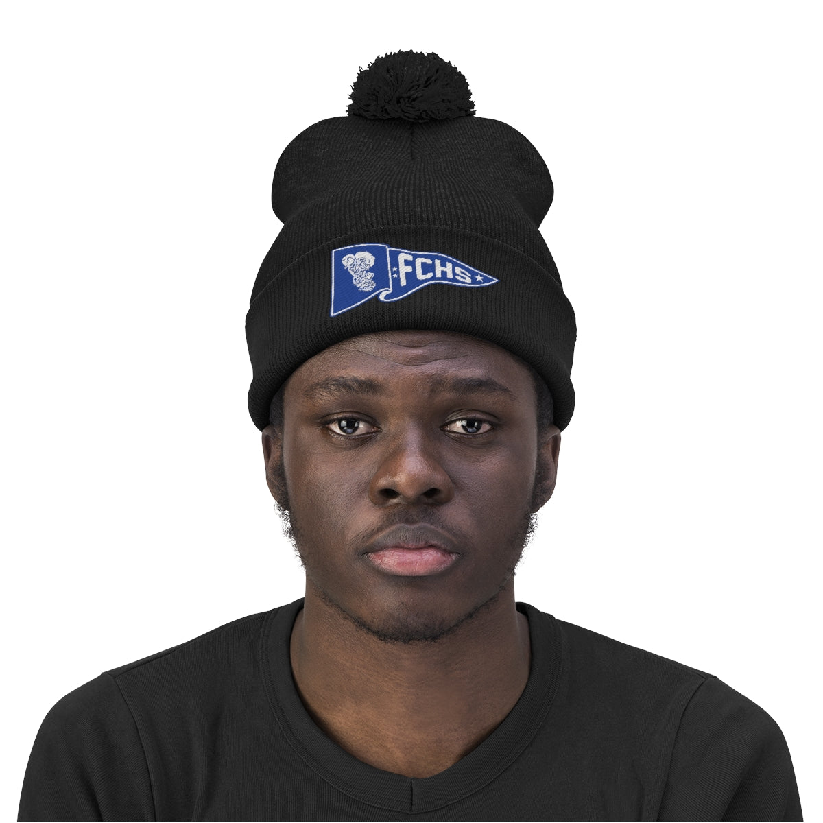 Freeburg Midget Pennant Pom Pom Beanie