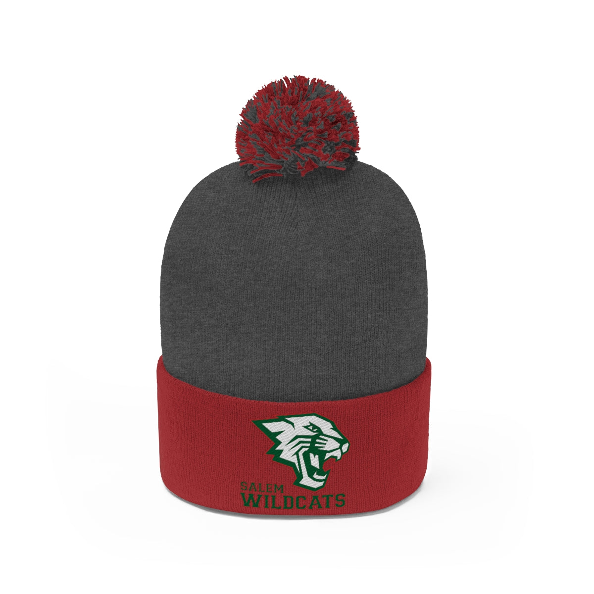 Salem Wildcats Pom Pom Beanie