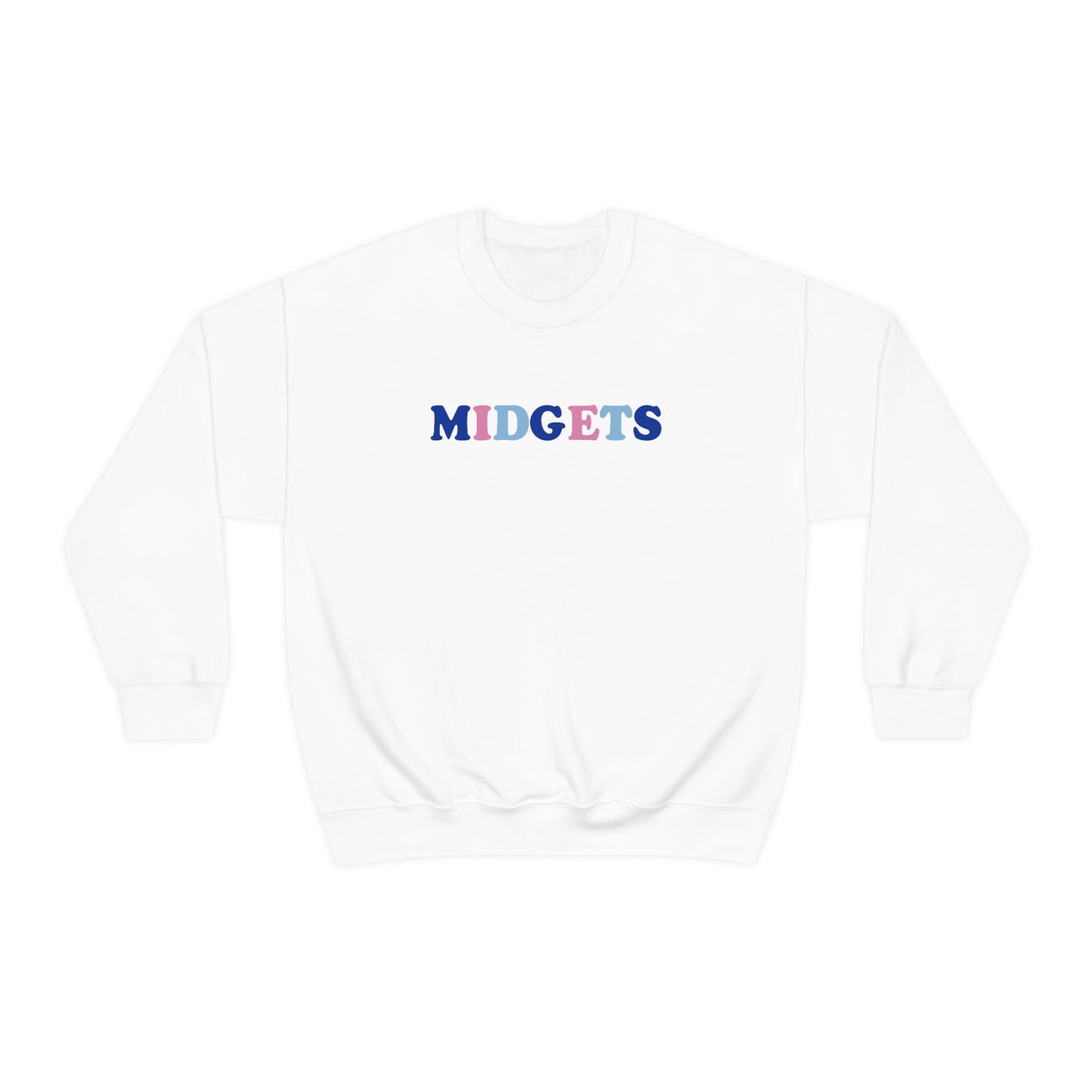 Pink and Blue Midgets Heavyweight Crewneck Sweatshirt