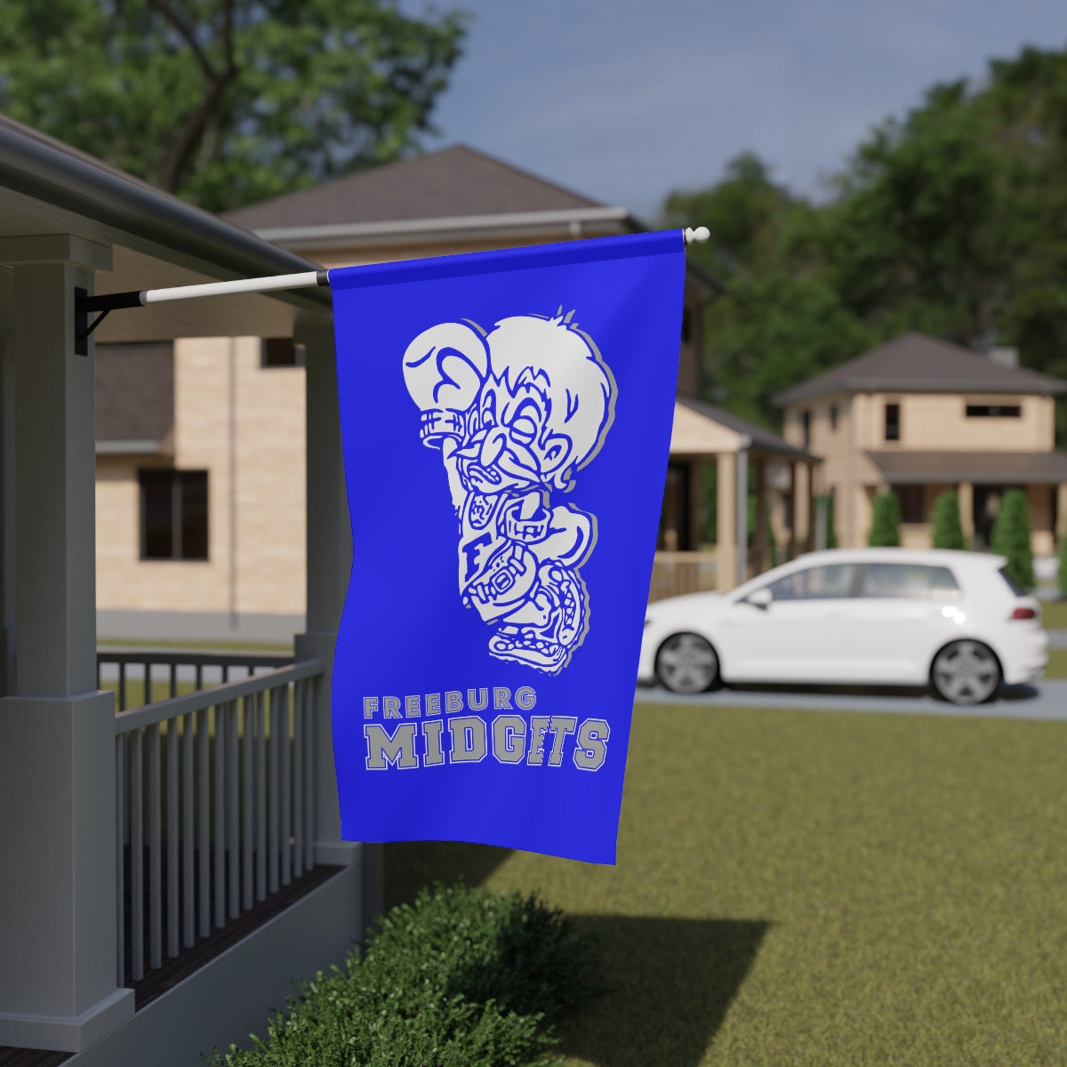 Royal Blue Freeburg House Banner