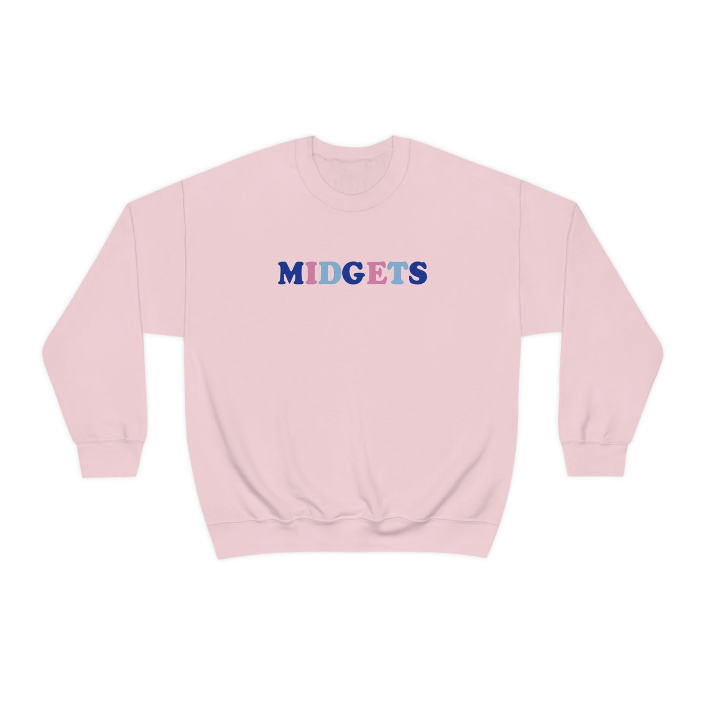 Pink and Blue Midgets Heavyweight Crewneck Sweatshirt