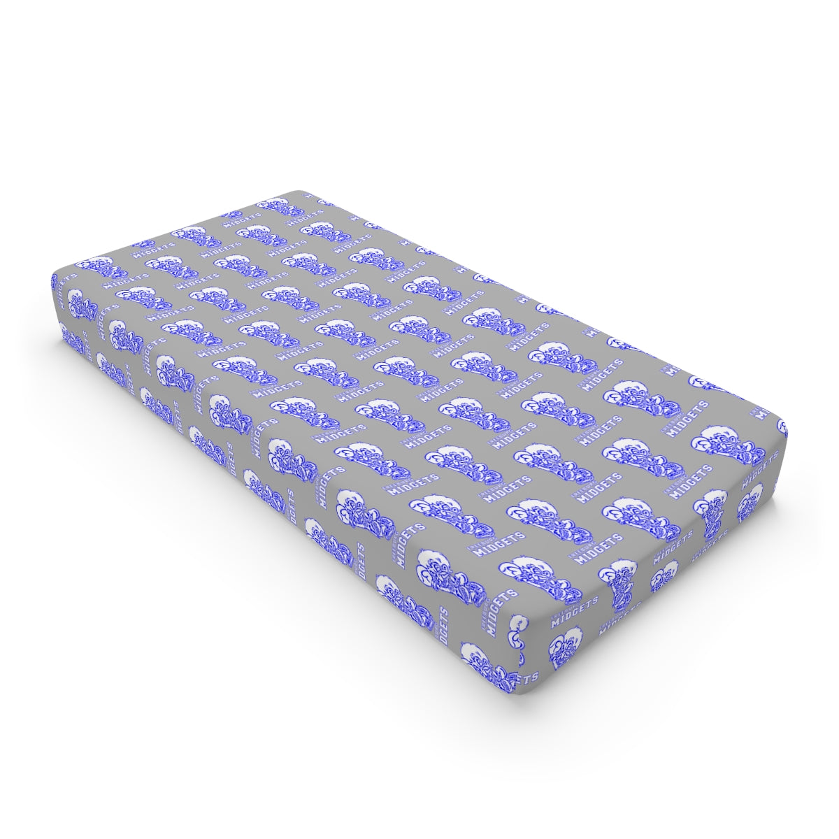 Gray Freeburg Midgets Baby Changing Pad Cover