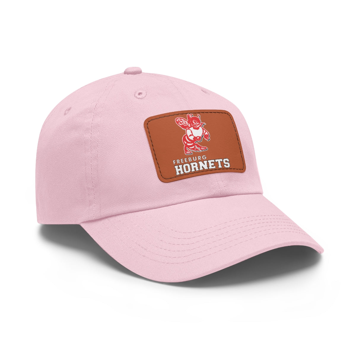 Freeburg Hornet Dad Hat with Leather Patch