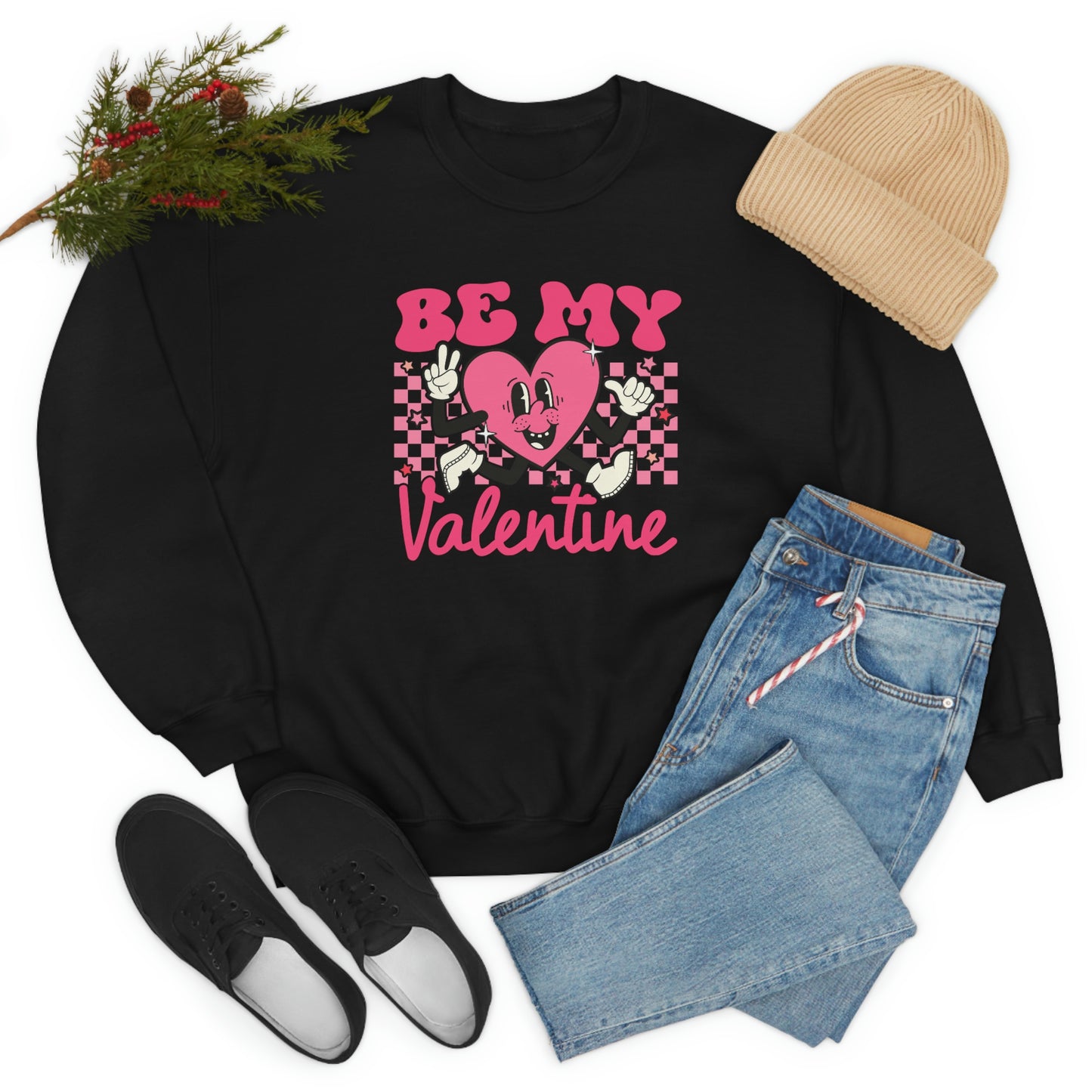 "Be My Valentine" Unisex Heavy Blend™ Crewneck Sweatshirt