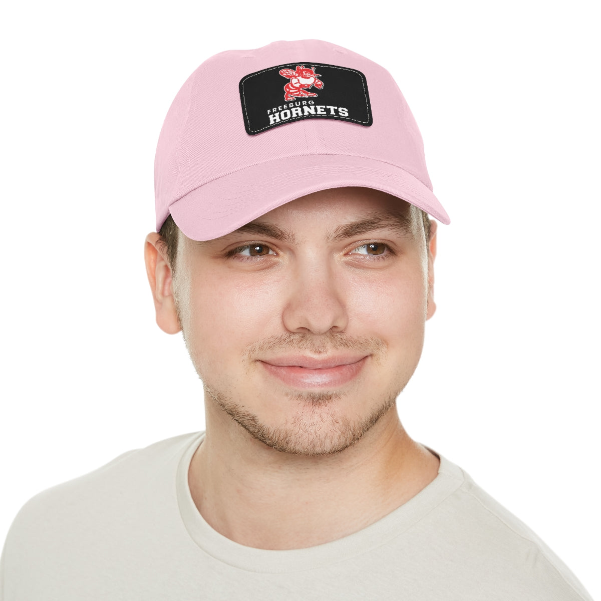 Freeburg Hornet Dad Hat with Leather Patch