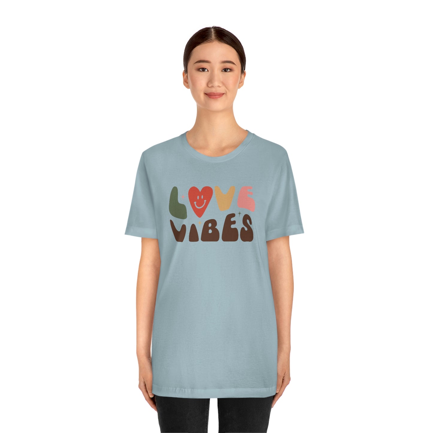 "Love Vibes" Unisex Jersey Short Sleeve Tee