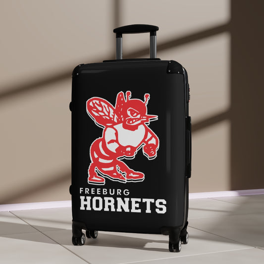 Freeburg Hornet Suitcases - Black Front/ Black Back