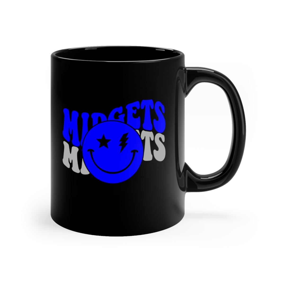 Midget Lightning 11oz Black Mug