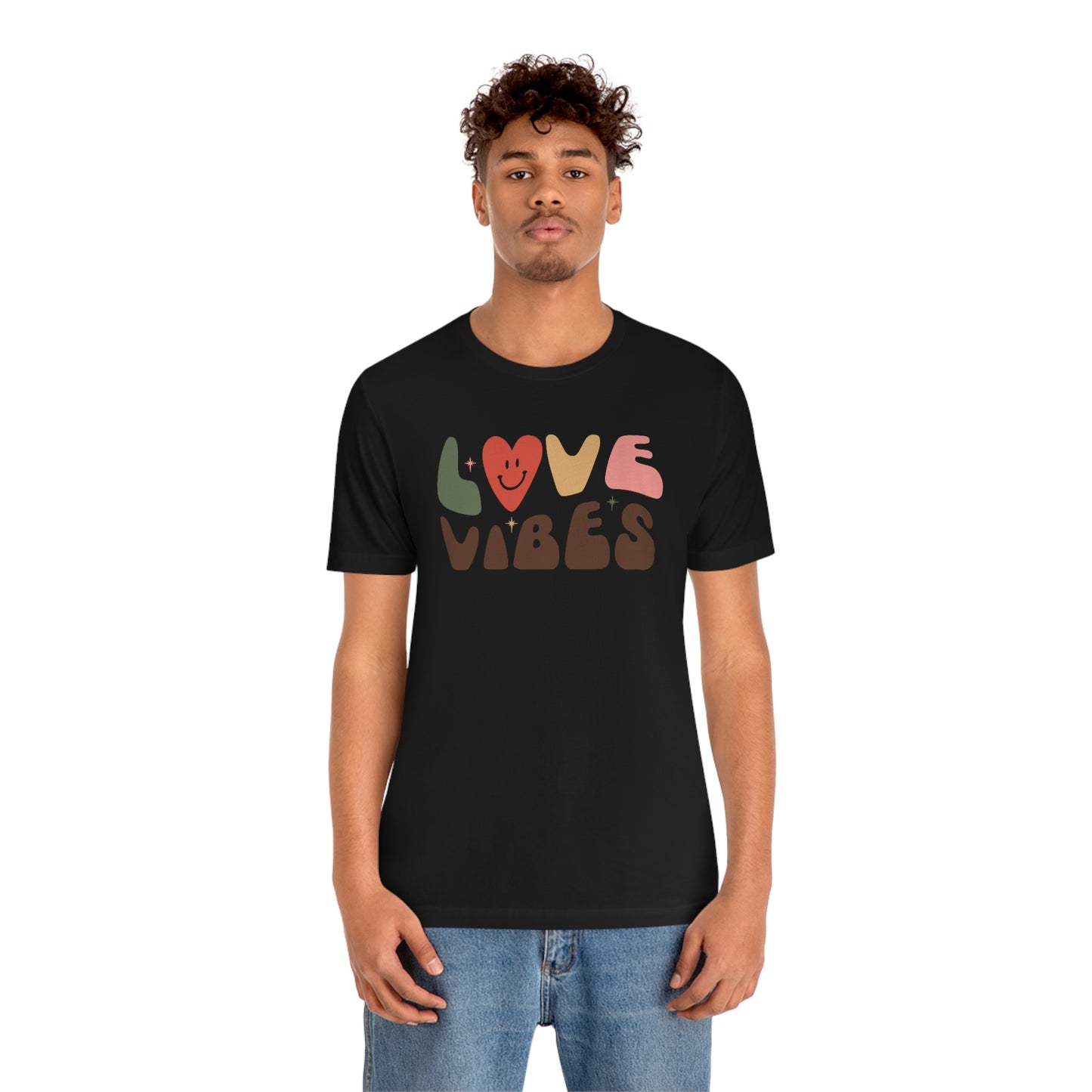 "Love Vibes" Unisex Jersey Short Sleeve Tee