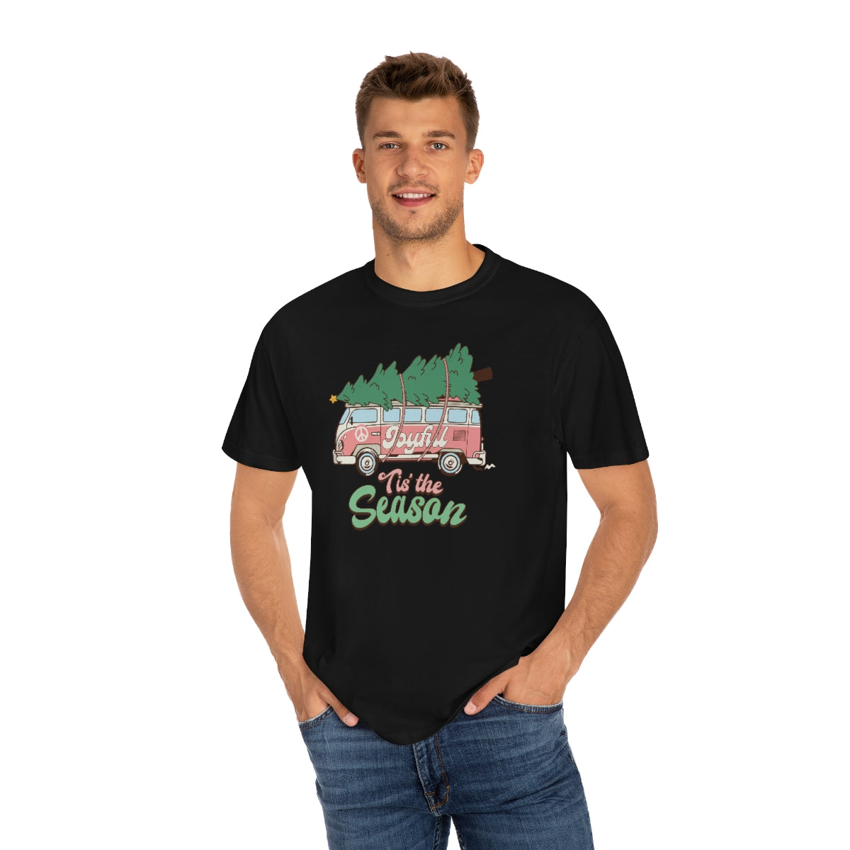Tis the Season Retro Unisex Garment-Dyed Comfort Colors PREMIUM T-shirt