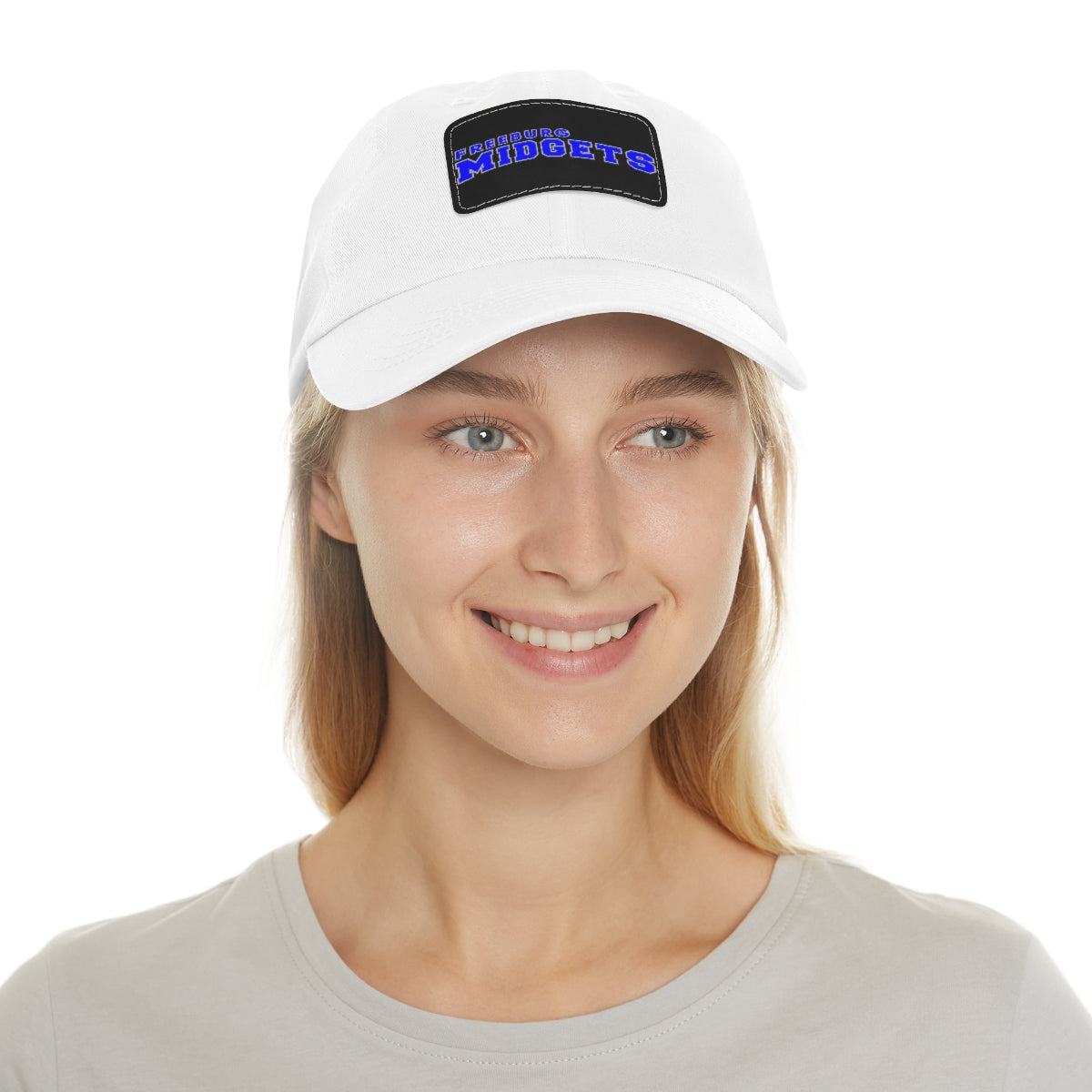 Freeburg Midgets Varsity Letters Dad Hat with Leather Patch