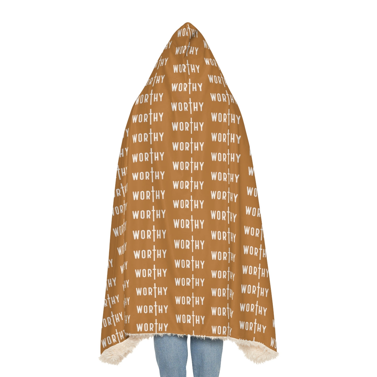 Light Brown Worthy Snuggle Blanket