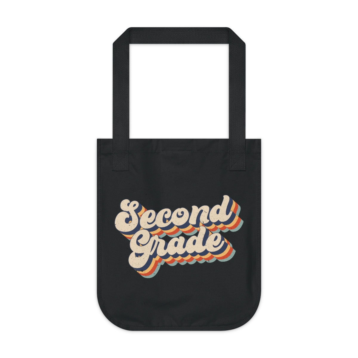 Second Grade Organic Canvas Tote Bag