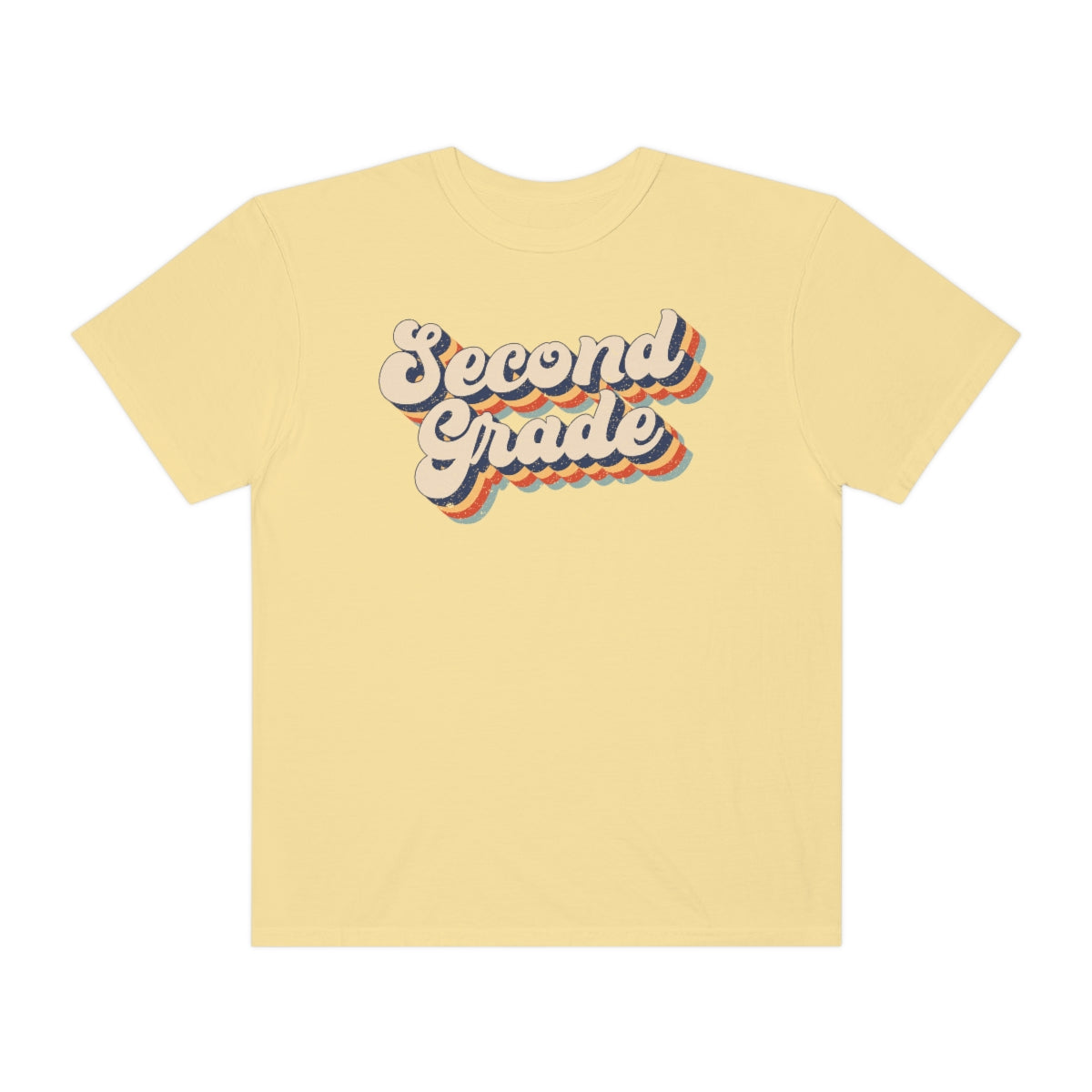 Retro Second Grade Unisex Garment-Dyed Comfort Colors PREMIUM T-shirt