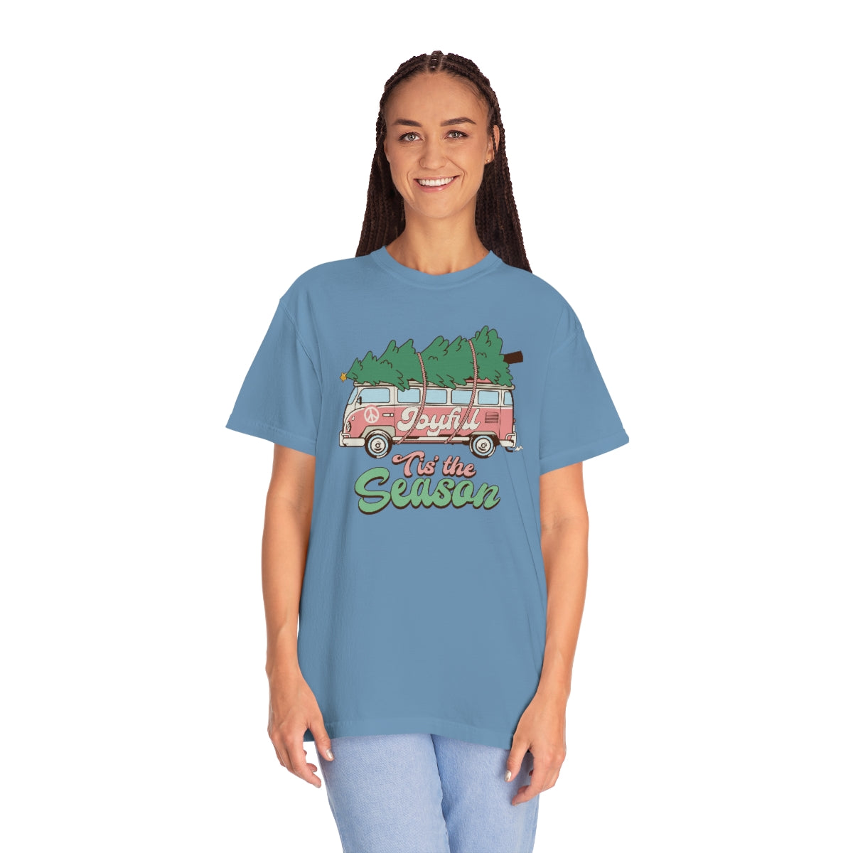 Tis the Season Retro Unisex Garment-Dyed Comfort Colors PREMIUM T-shirt