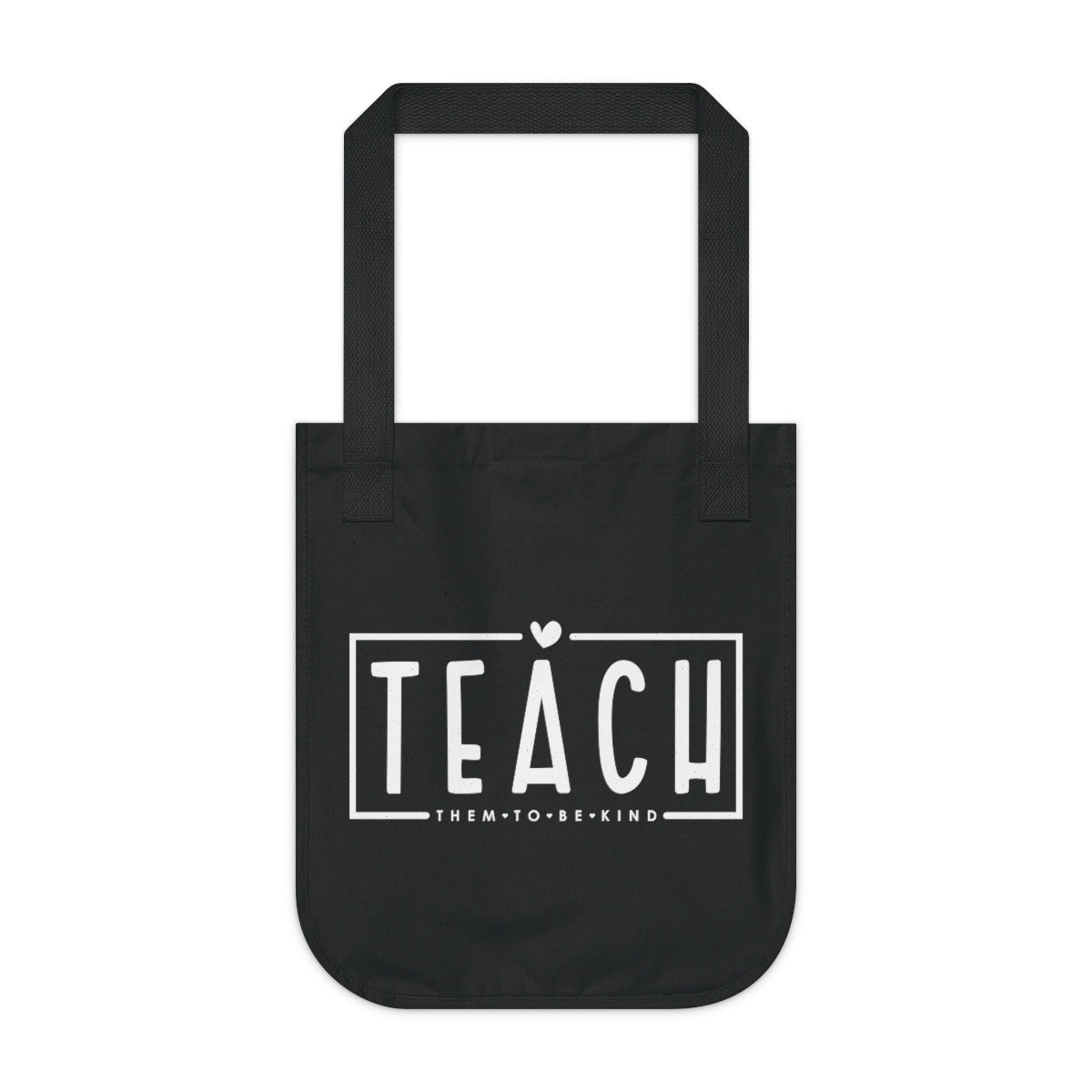 Teach them to be kind Canvas Tote Bag