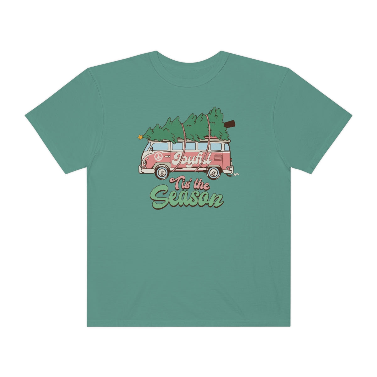 Tis the Season Retro Unisex Garment-Dyed Comfort Colors PREMIUM T-shirt