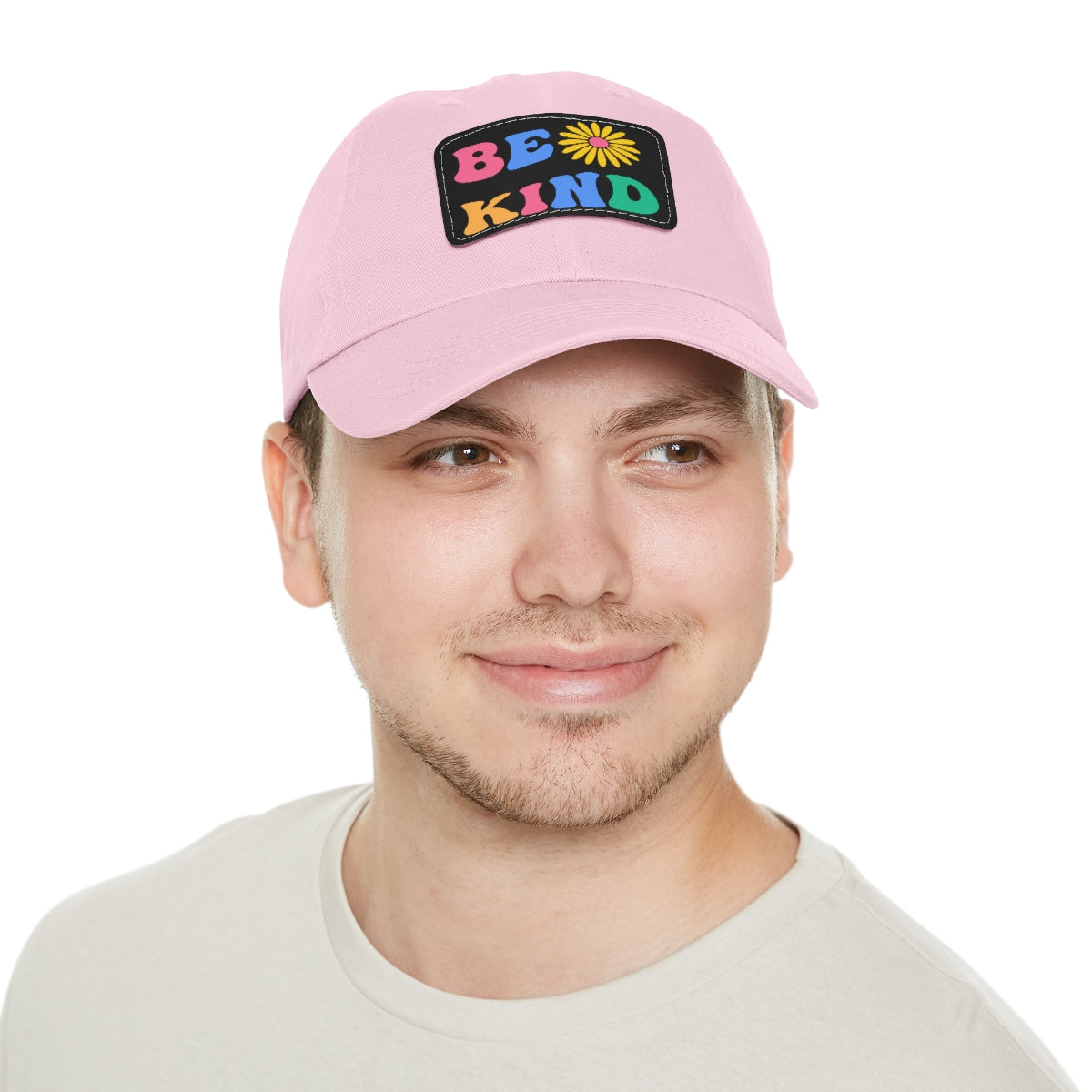 Be Kind Dad Hat with Leather Patch