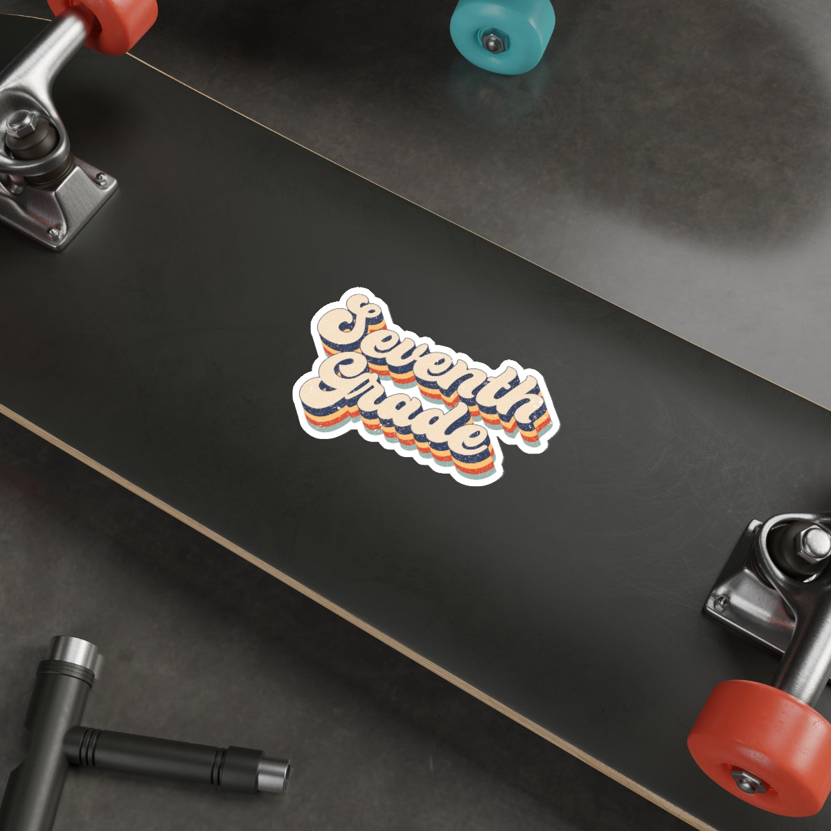 Seventh Teacher Die-Cut Stickers