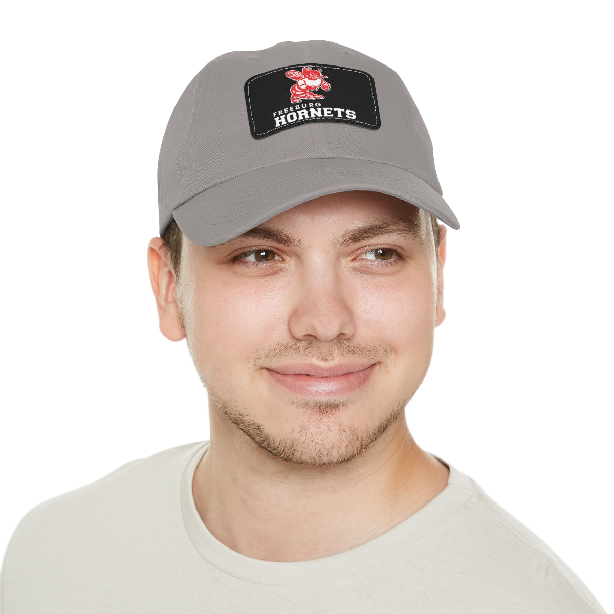 Freeburg Hornet Dad Hat with Leather Patch