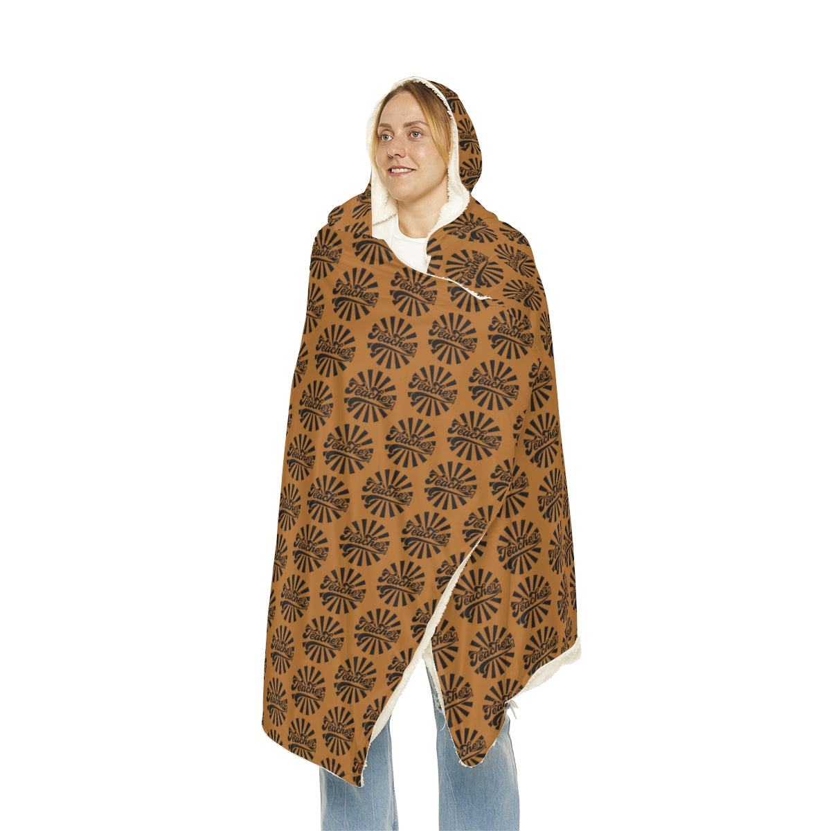 Light Brown " Teacher" Snuggle Blanket