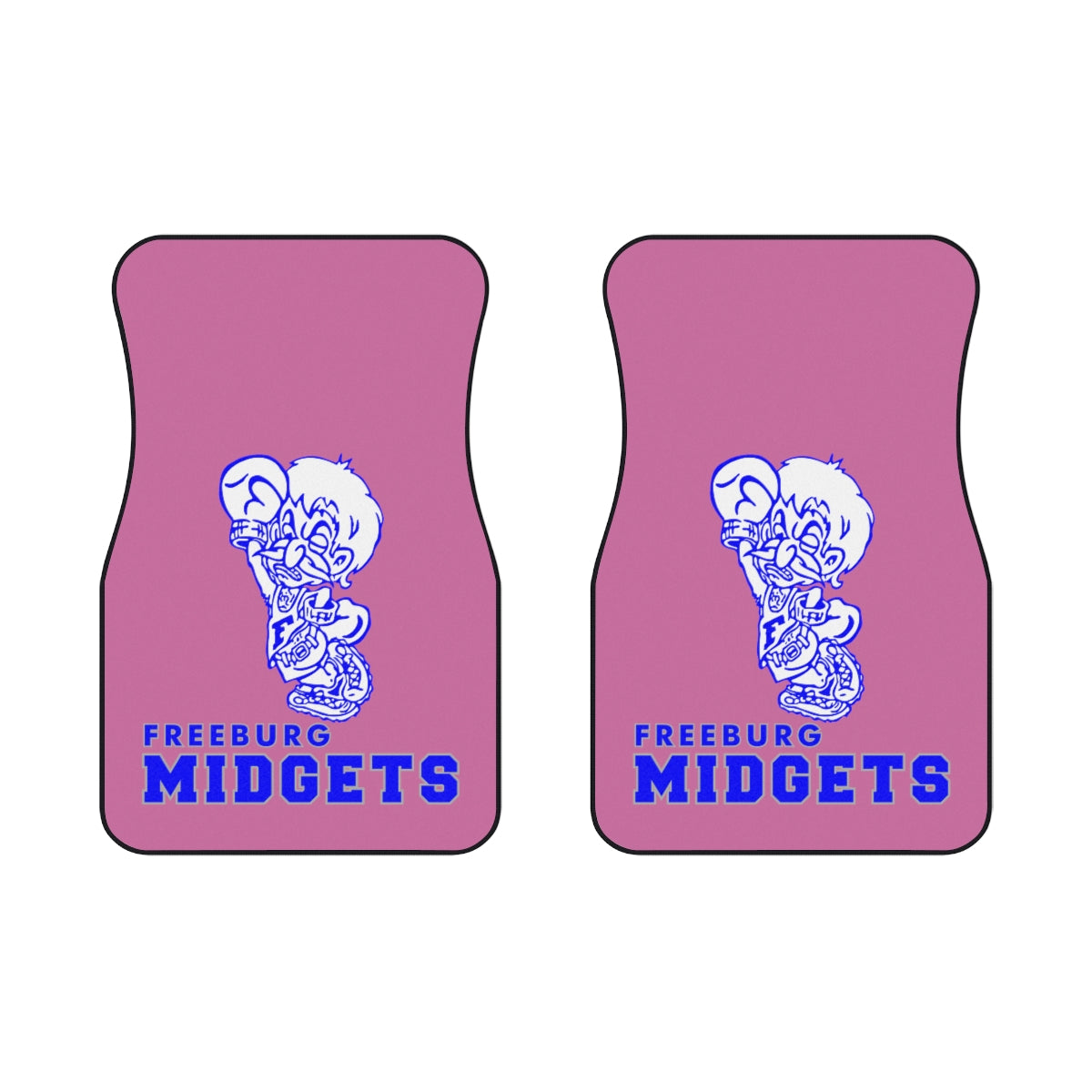 Pink Freeburg Midgets Car Mats (SET of 2)