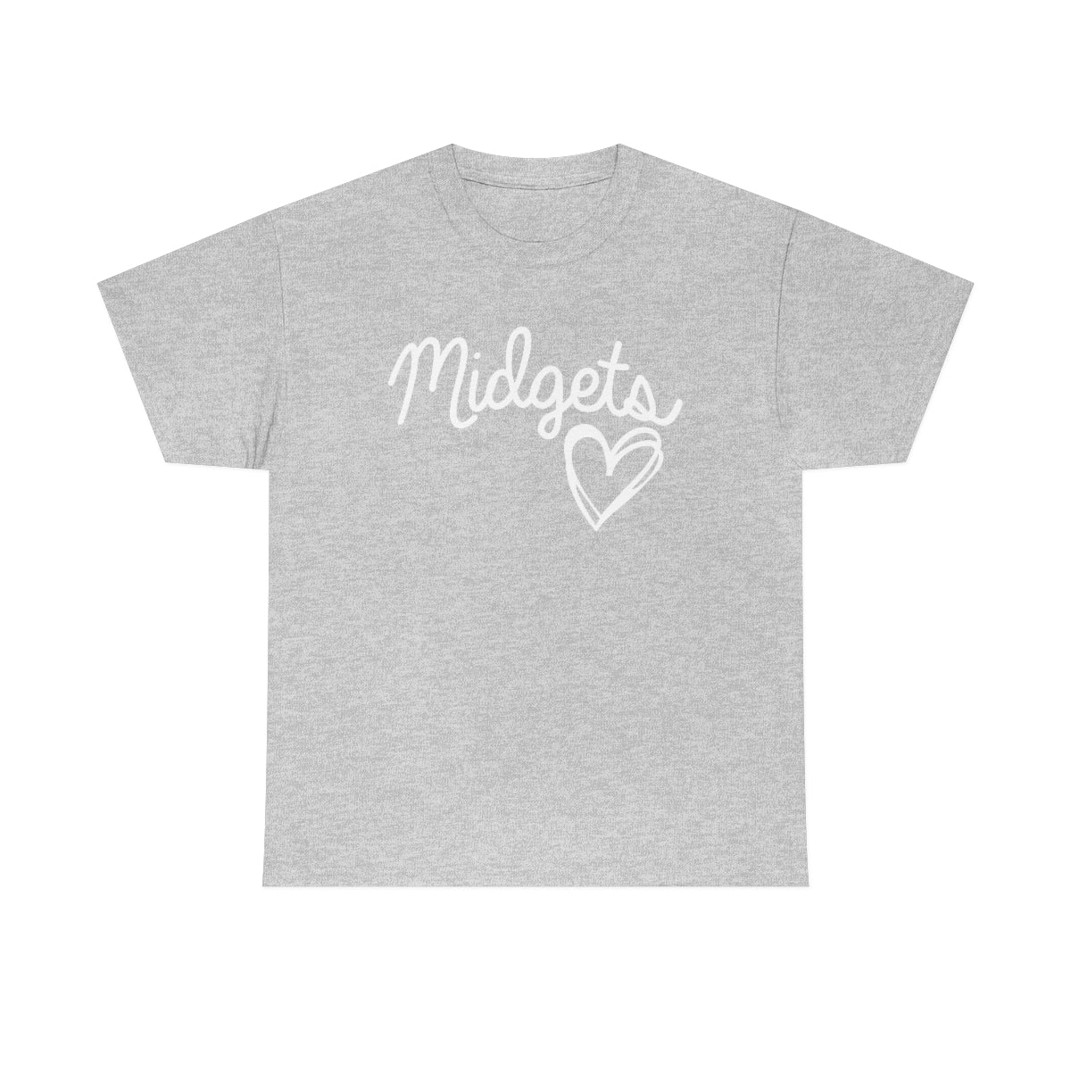 Midget Heart Unisex Heavy Cotton Tee
