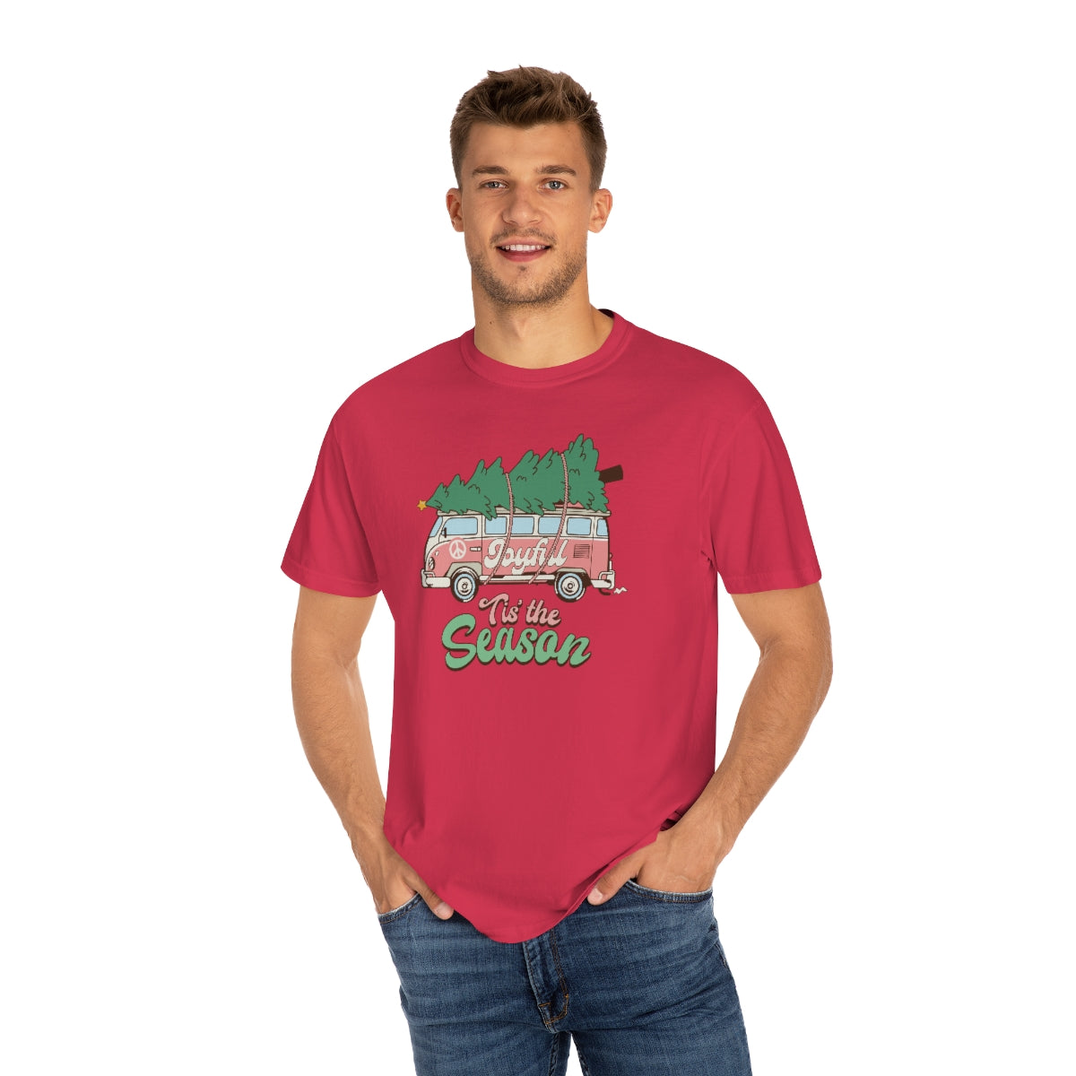 Tis the Season Retro Unisex Garment-Dyed Comfort Colors PREMIUM T-shirt