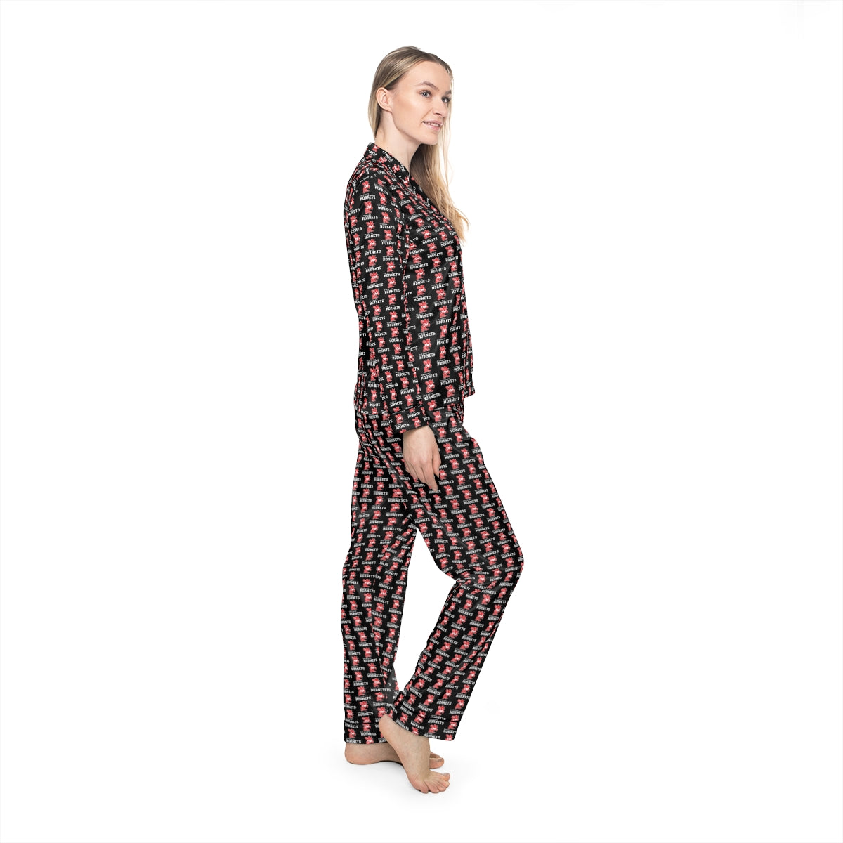 Freeburg Hornets Women's Satin Pajamas (AOP)