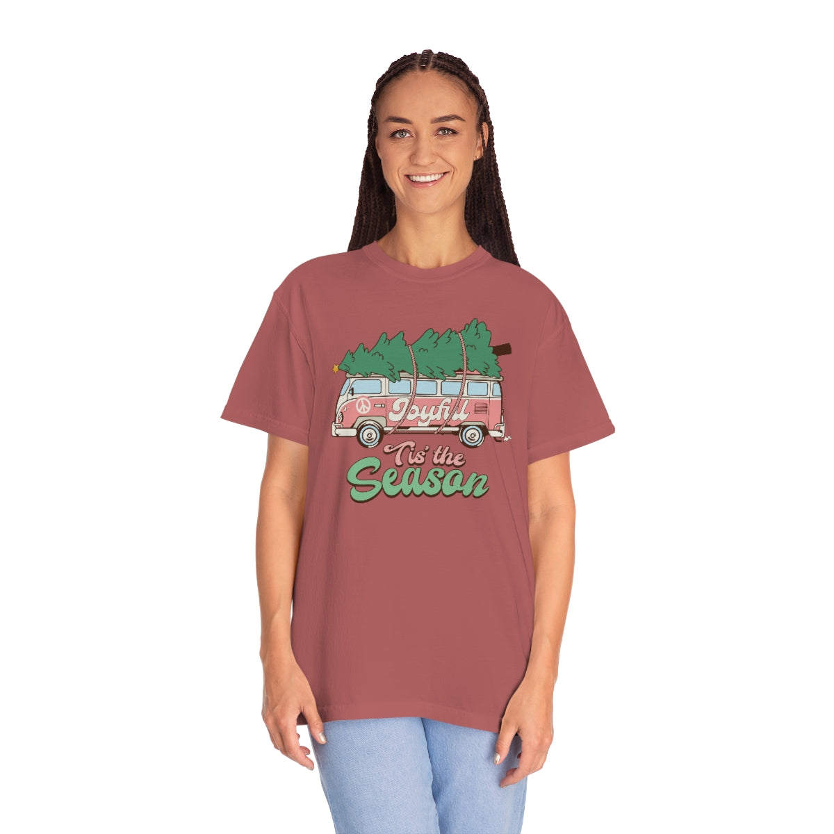 Tis the Season Retro Unisex Garment-Dyed Comfort Colors PREMIUM T-shirt