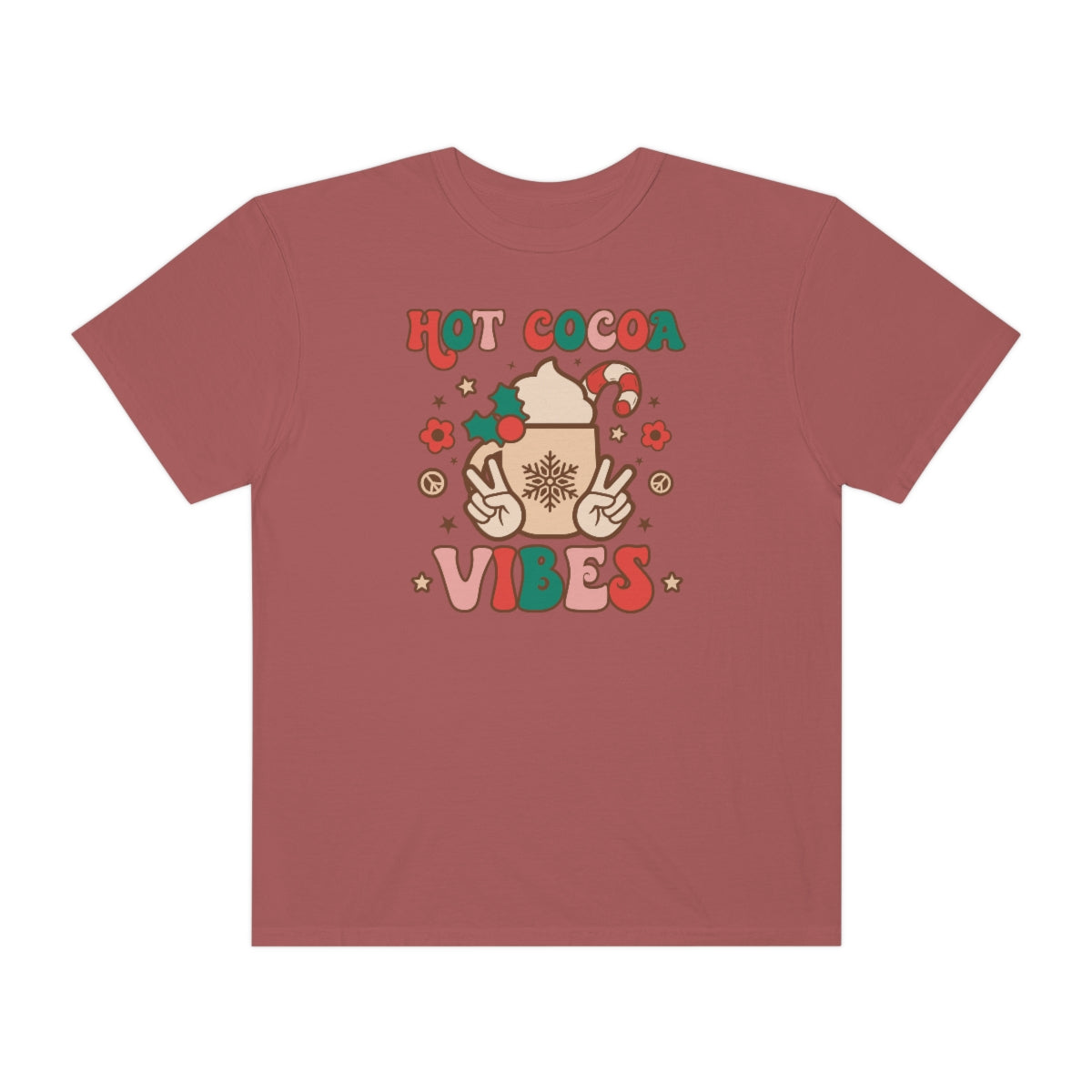 Hot Cocoa Vibes Unisex Garment-Dyed Comfort Colors PREMIUM T-shirt