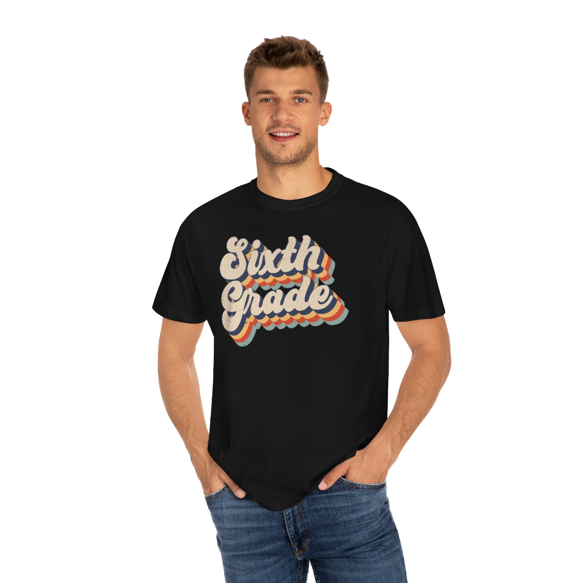 Retro Sixth Grade Unisex Garment-Dyed Comfort Colors PREMIUM T-shirt